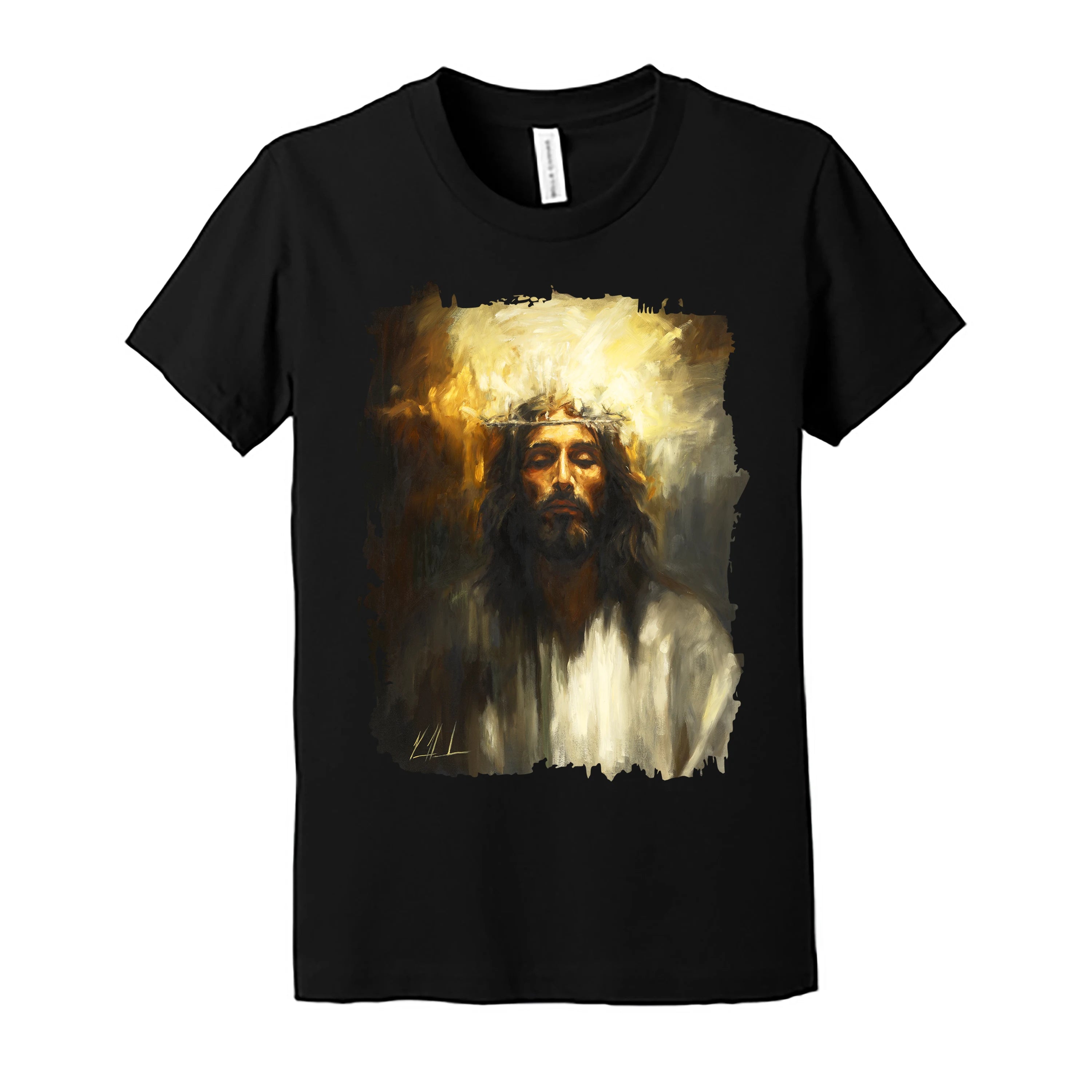 Kids T - Holy One - (Organic Cotton) Organic Cotton Vanessa Horabuena Youth Black Small