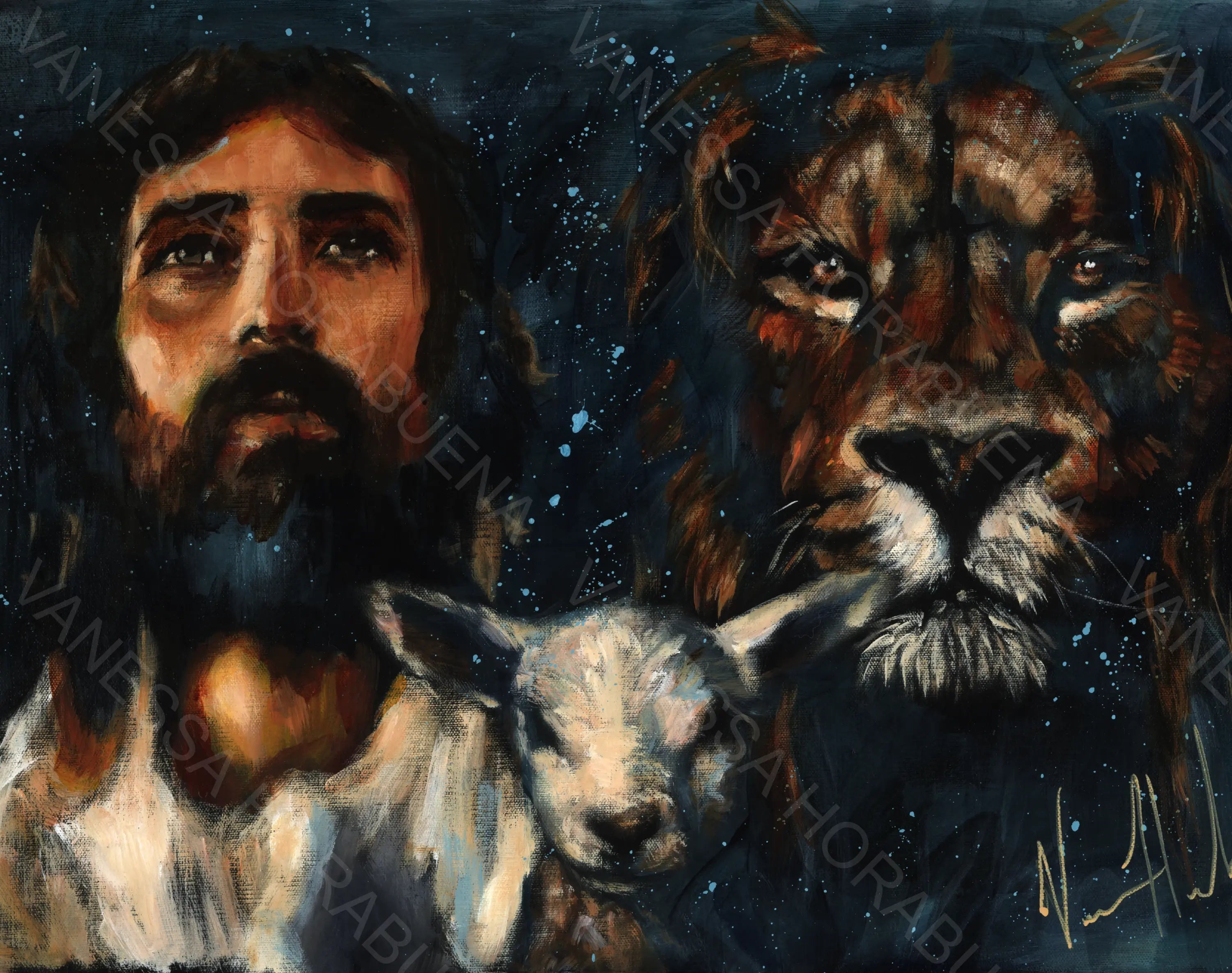 DESIGN DISCONTINUED - By His Love Vanessa Horabuena