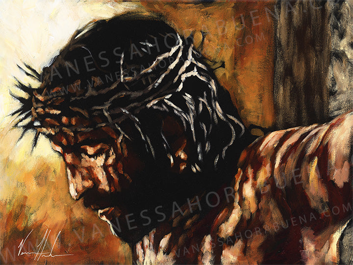 By His Wounds We Are Healed RE-DESIGNED! (Clearance Print) Vanessa Horabuena