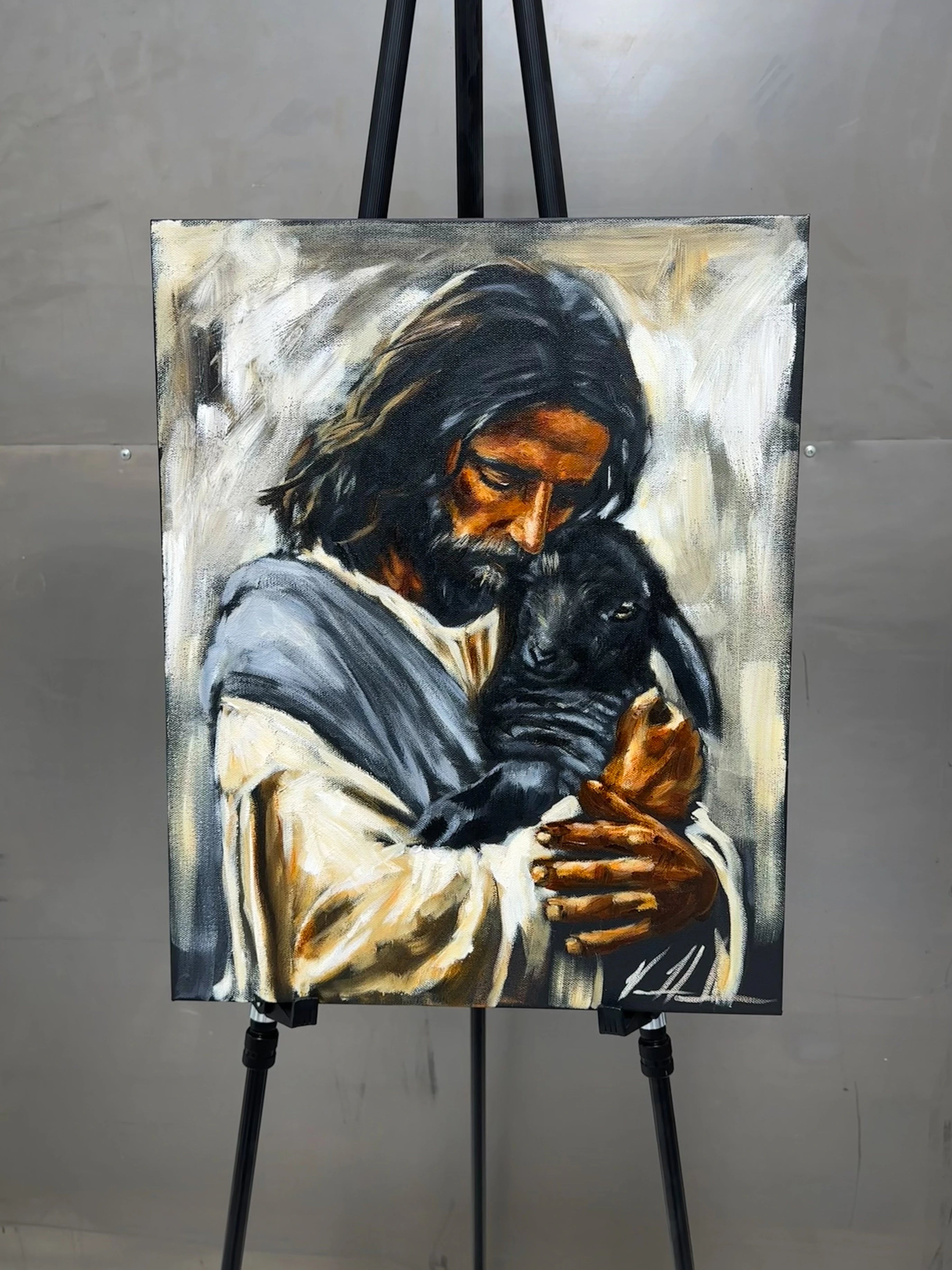 Saved By Grace - 16”x20” Original Acrylic Painting