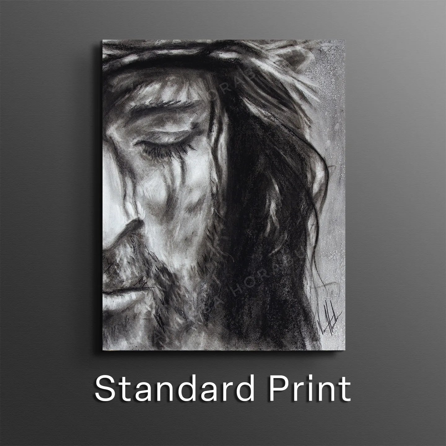Compassionate Love (Sketch) Jesus Art Print Vanessa Horabuena
