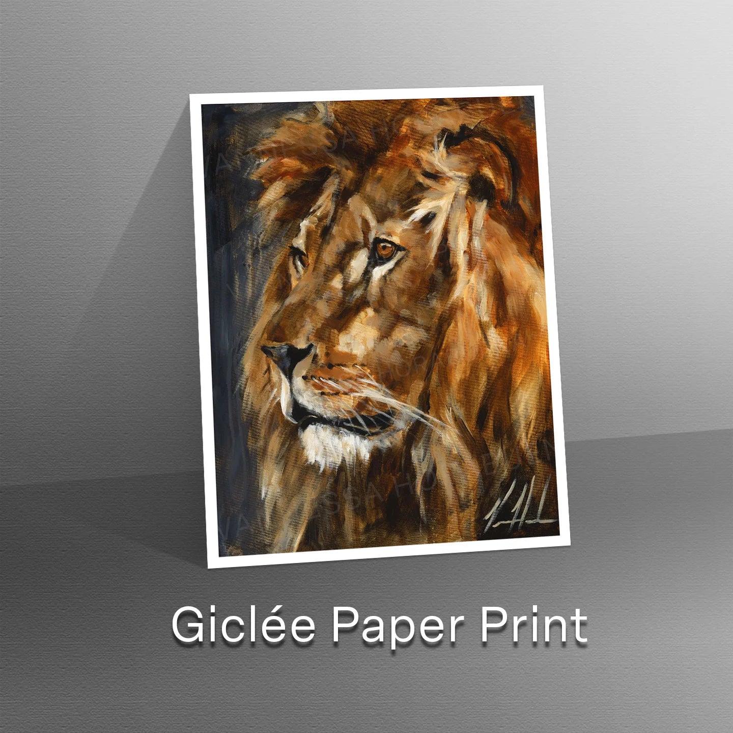 Courageous One Lion Art Print Vanessa Horabuena