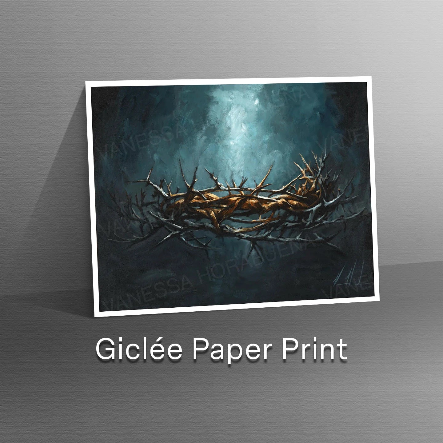 Crown of Thorns Jesus Art Print Vanessa Horabuena