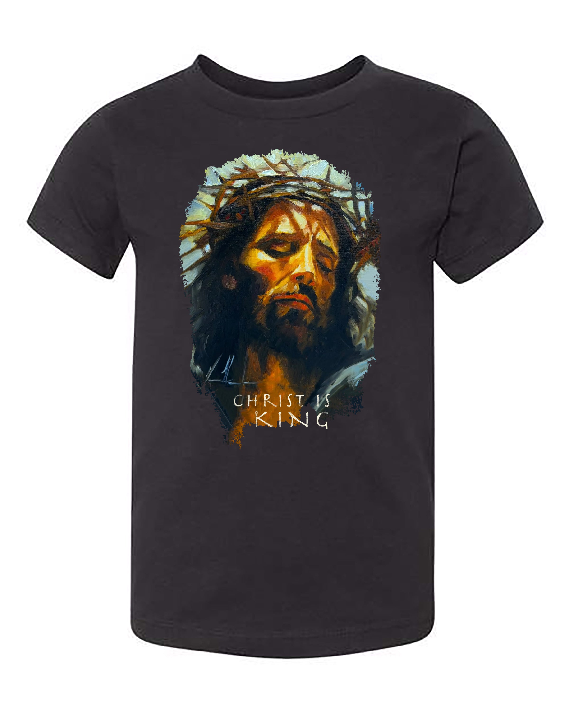 Christ is King - Kids T (Organic Cotton) Organic Cotton Vanessa Horabuena Kids Black 2T