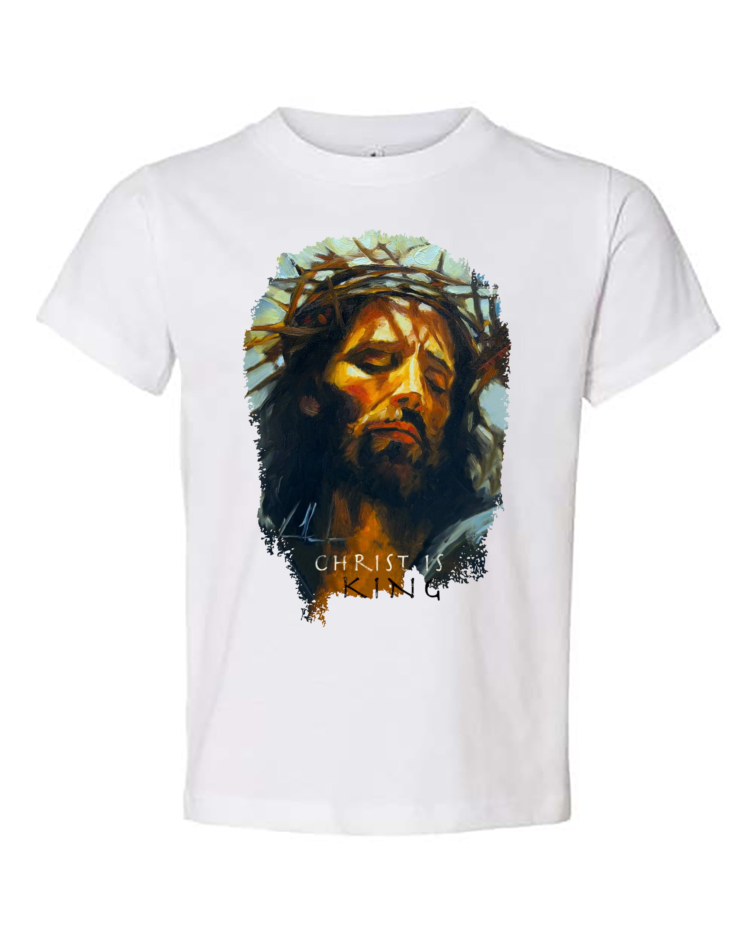 Christ is King - Kids T (Organic Cotton) Organic Cotton Vanessa Horabuena Kids White 2T