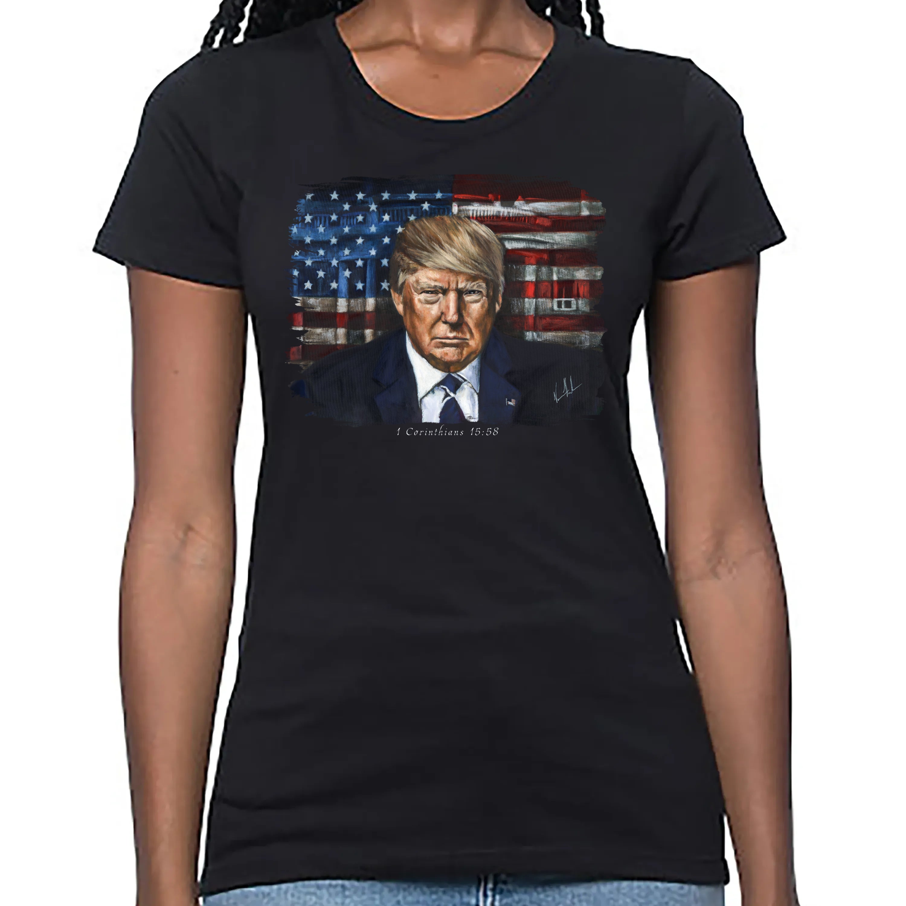 Commander in Chief - Women's T (Organic Bamboo) Vanessa Horabuena Short Sleeve Eclipse (Black) XS