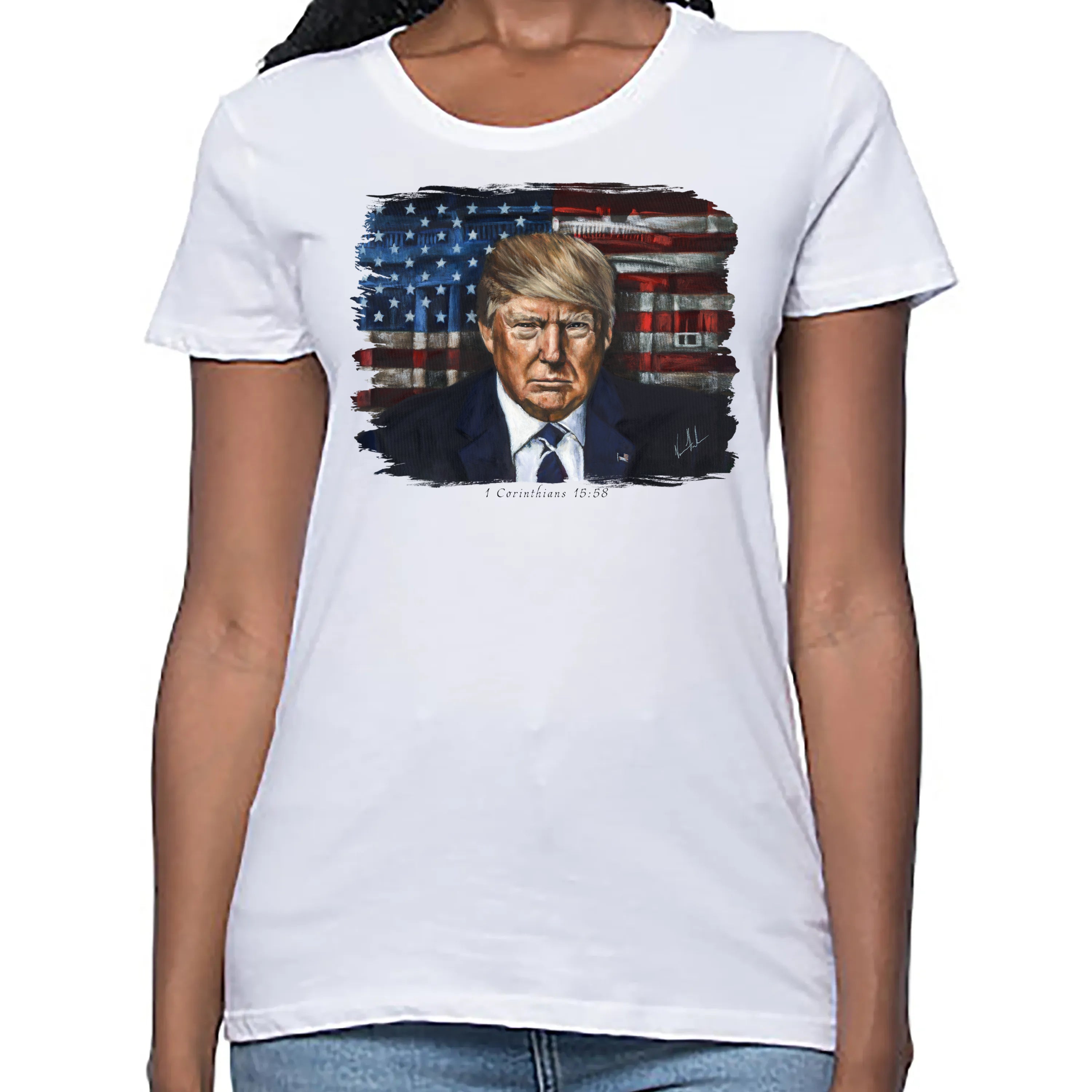 Commander in Chief - Women's T (Organic Bamboo) Vanessa Horabuena Short Sleeve Frost (White) XS