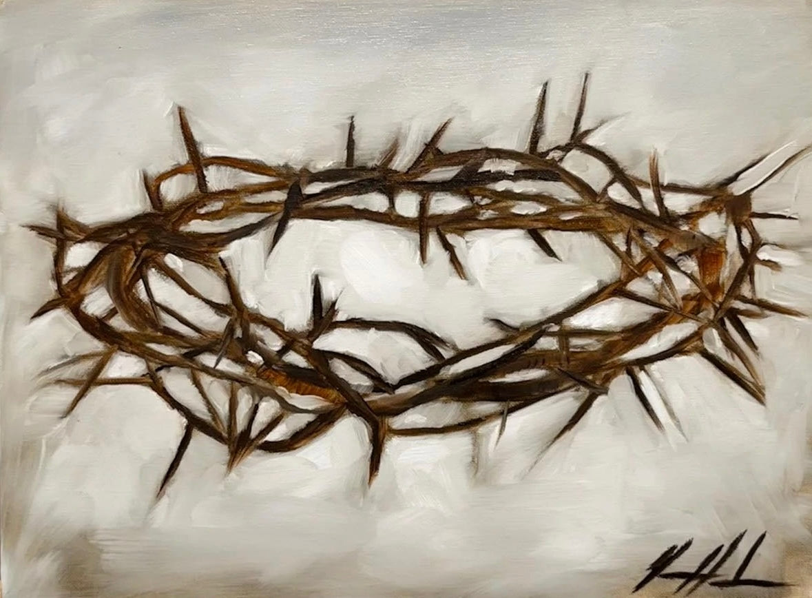 Crown of Sacrifice - 12”x16” Original Oil Painting Original Painting Vanessa Horabuena