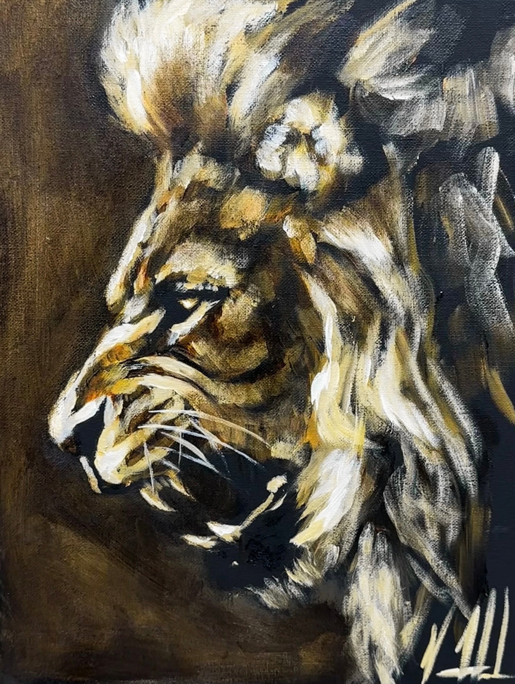 Return of the King - 11”x14” Original Acrylic Painting