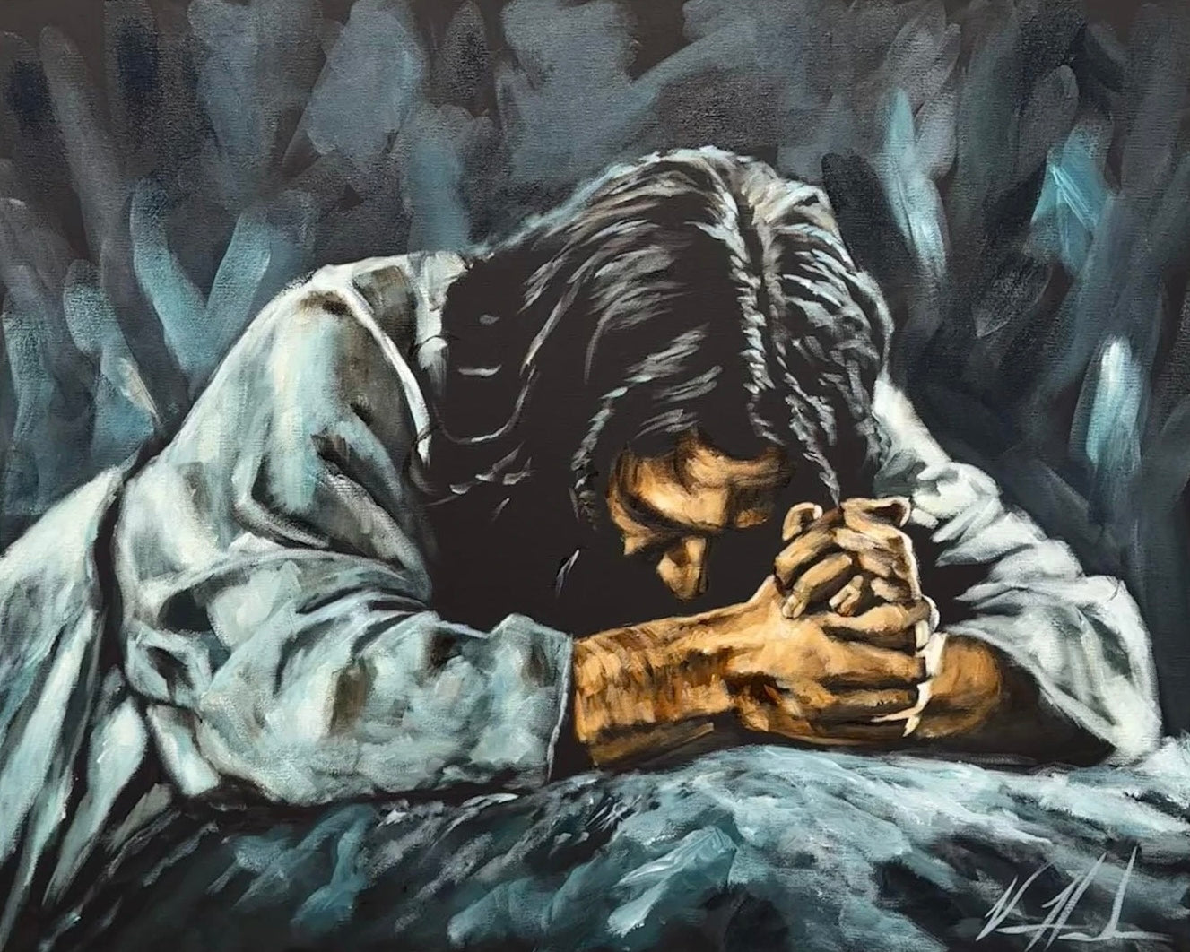 Thy Will Be Done - 24”x30” Original Acrylic Painting