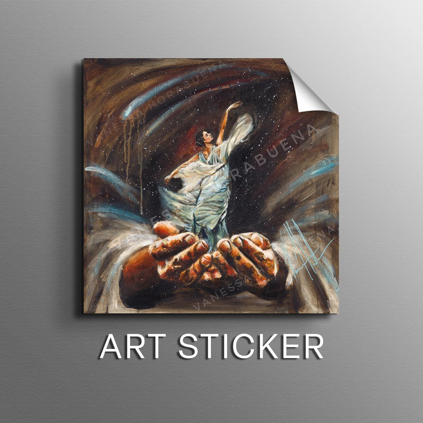 Endless Dance in the Father's Hands - Sticker Sticker Vanessa Horabuena