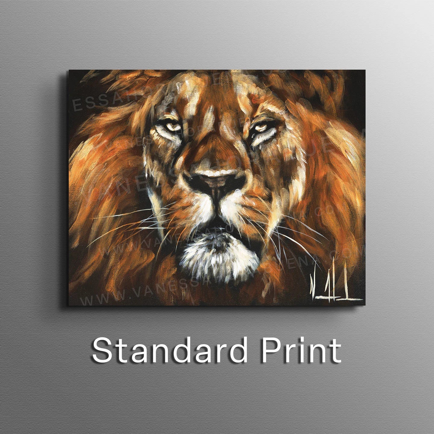Defender Lion Art Print Vanessa Horabuena