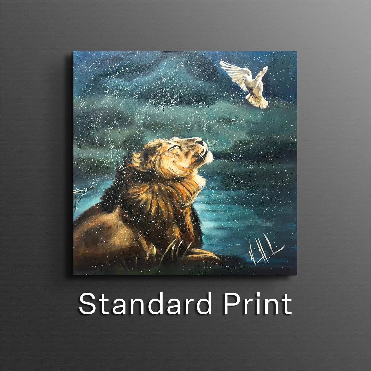 Divine Freedom Lion Art Print Vanessa Horabuena