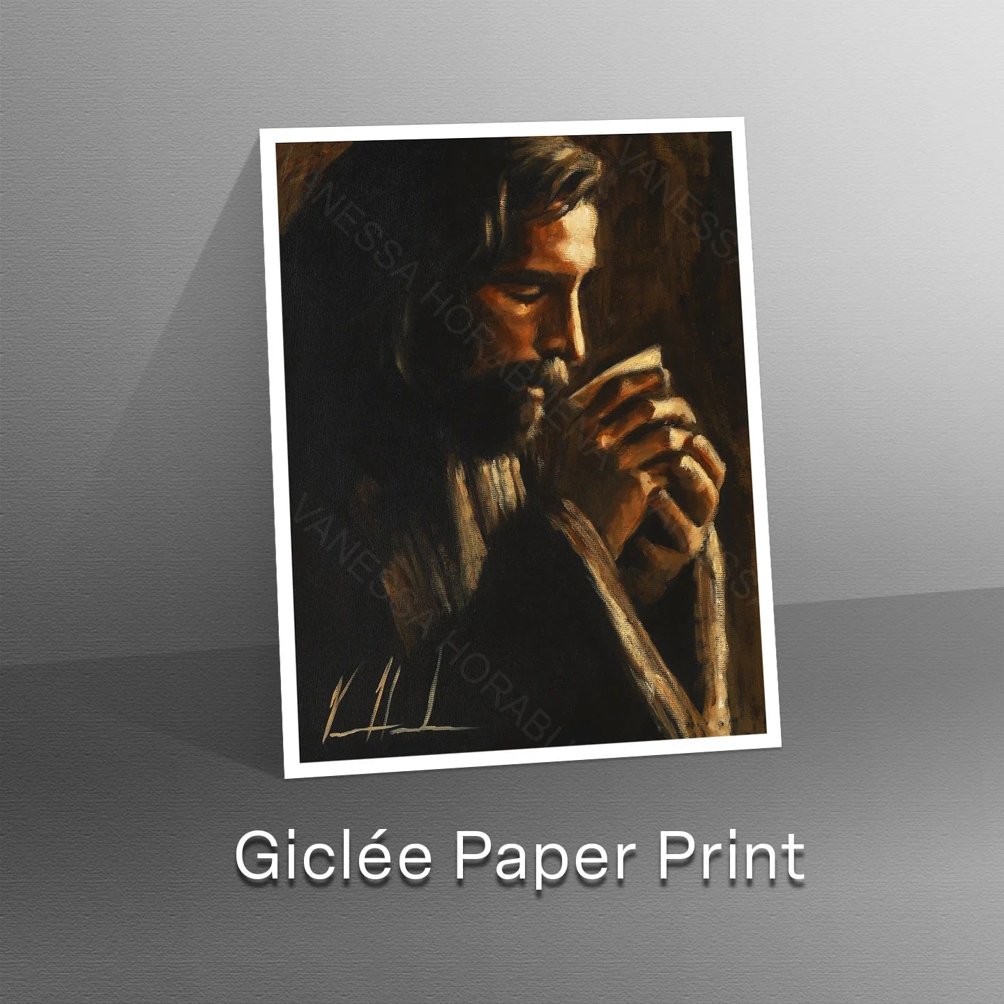 Drink From My Cup Jesus Art Print Vanessa Horabuena