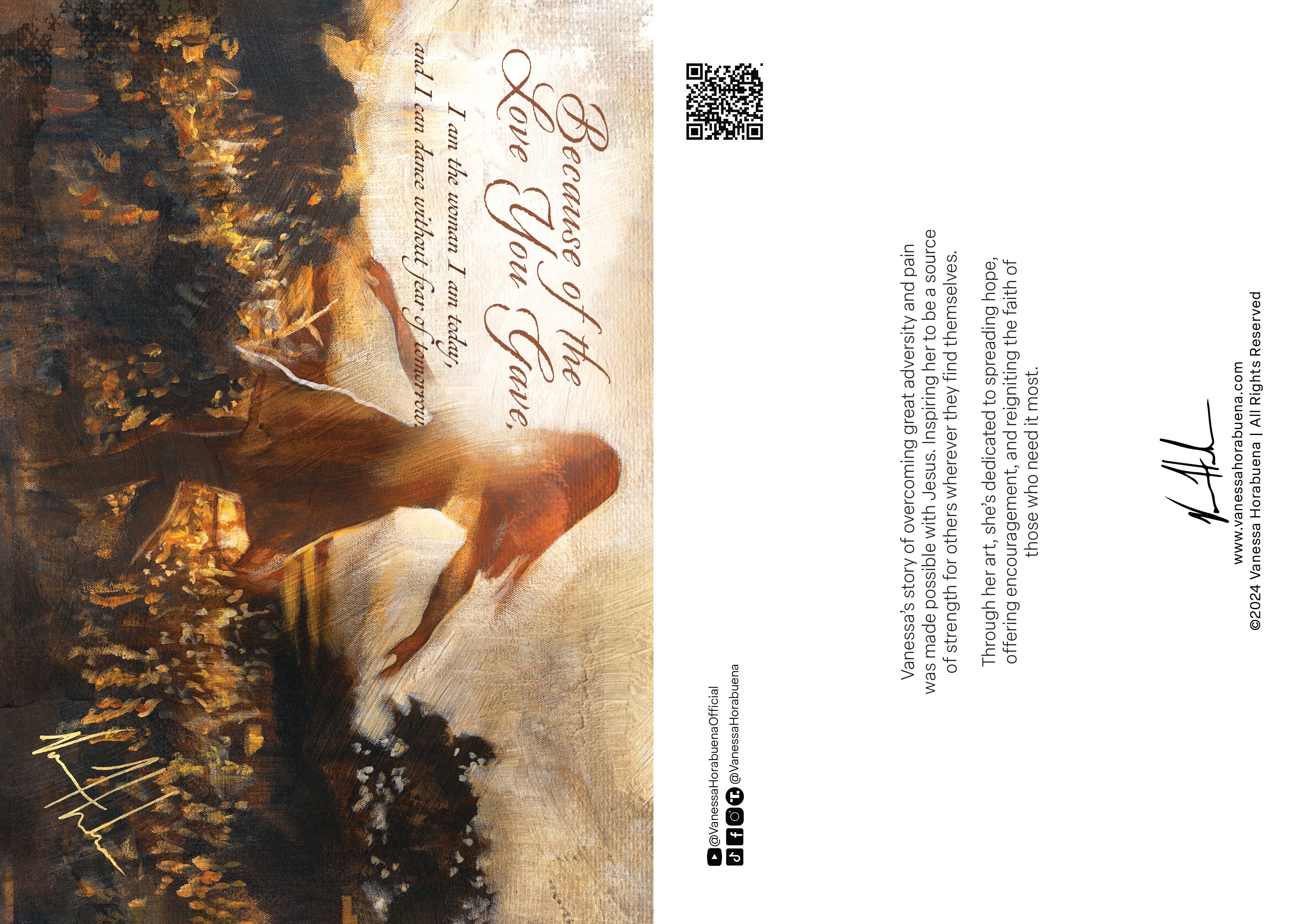 Mother's Day Greeting Card 'Dare to Dance Again' - Design A Vanessa Horabuena