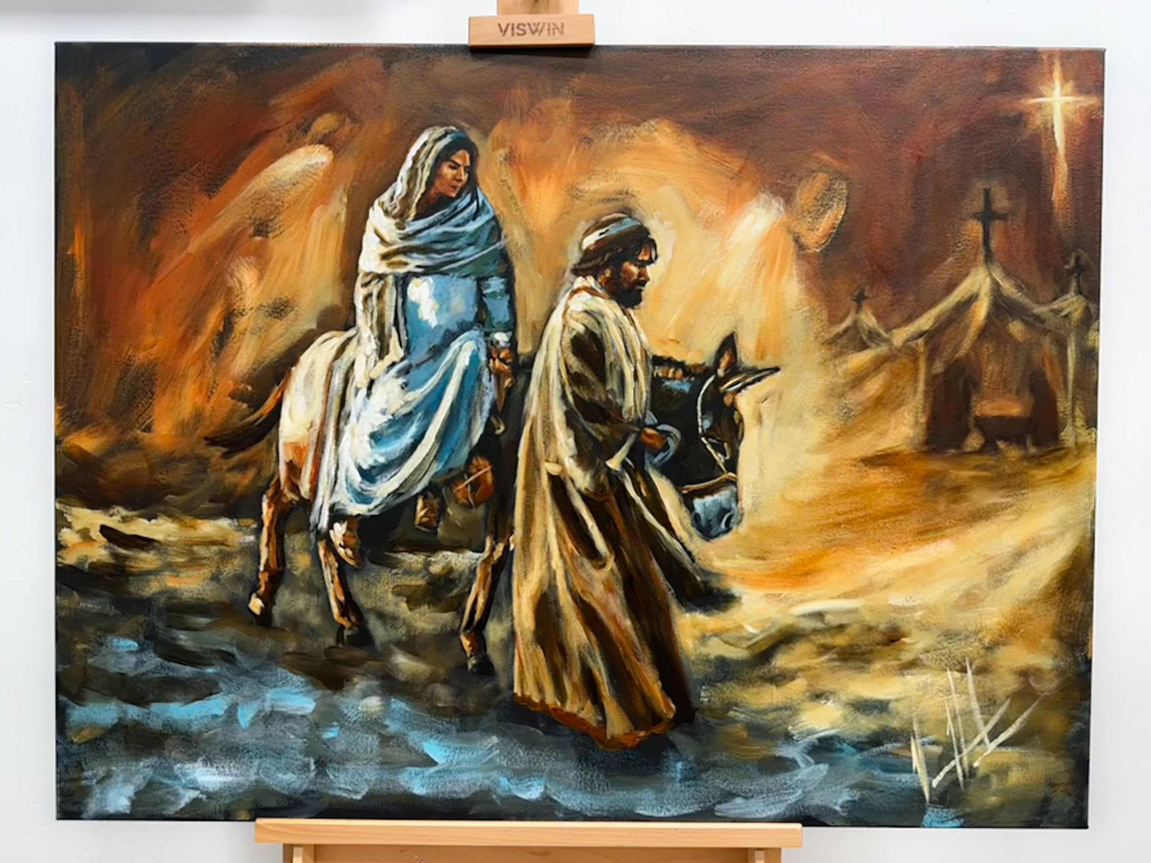 Prepare the Way for the King - 30”x40” Original Painting Original Painting Vanessa Horabuena