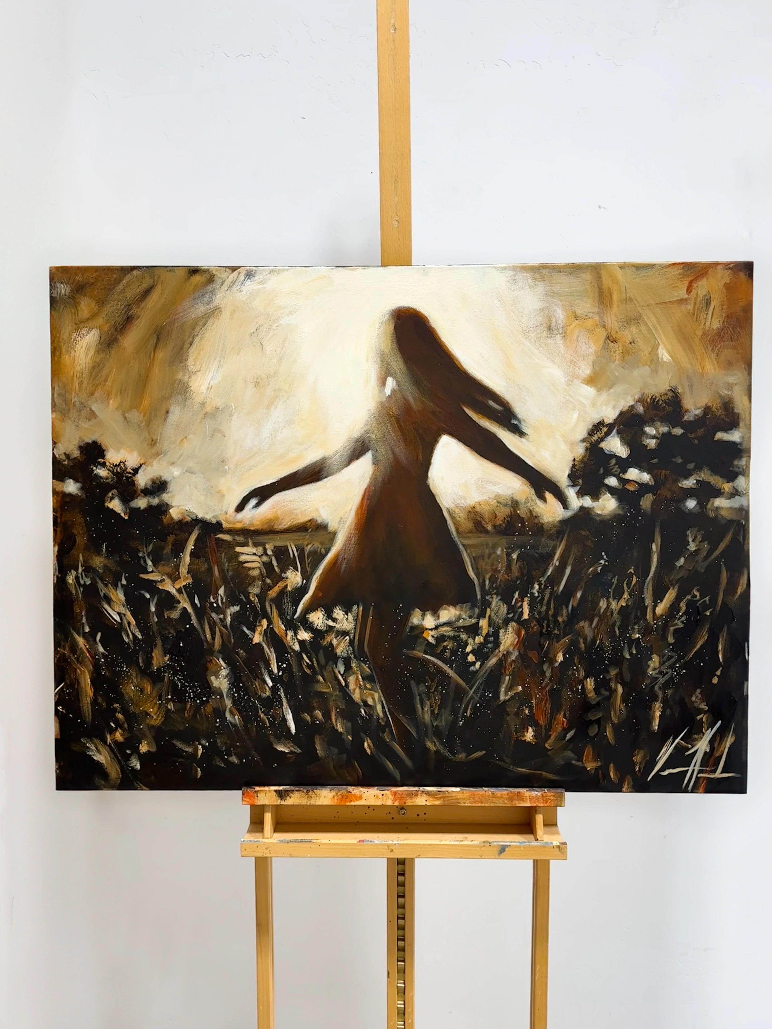 Dare to Dance Again - 30”x40” Original Acrylic Painting - LIVE WORSHIP PAINTING Original Painting Vanessa Horabuena