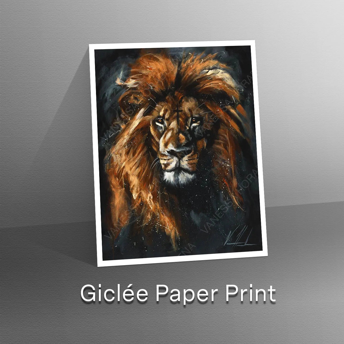 Everlasting Lion Art Print, Jesus Art Print Vanessa Horabuena