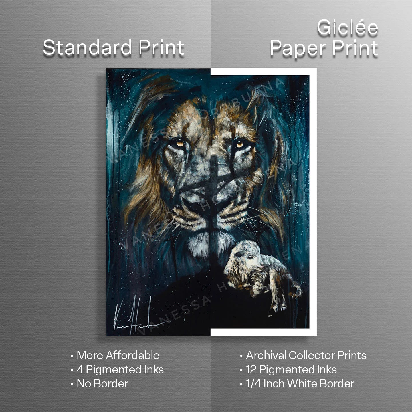 The Eyes of the Shepherd Lion Art Print Vanessa Horabuena