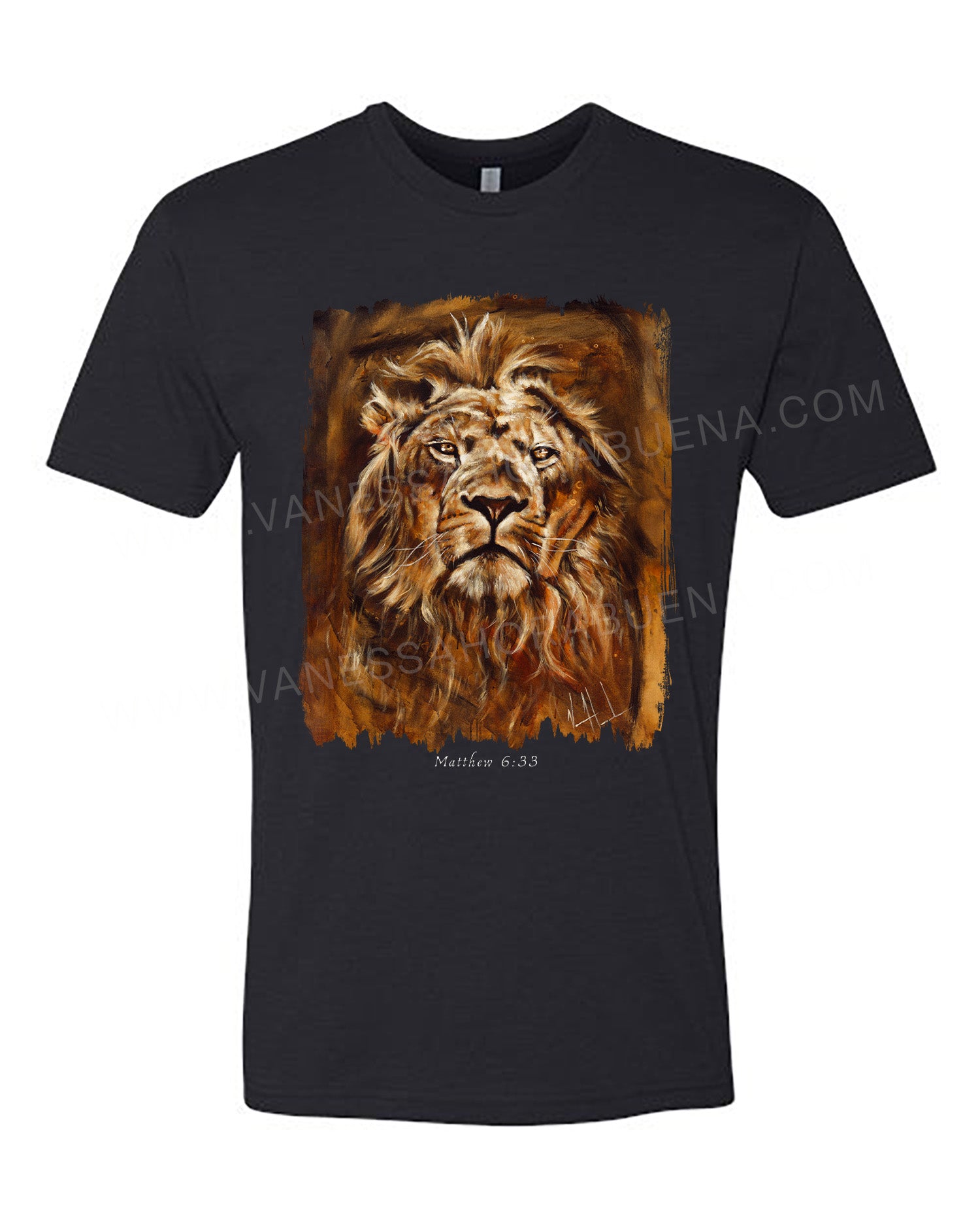 Eternal King - Unisex T-Shirt Poly-Blend Vanessa Horabuena Short Sleeve Black Small