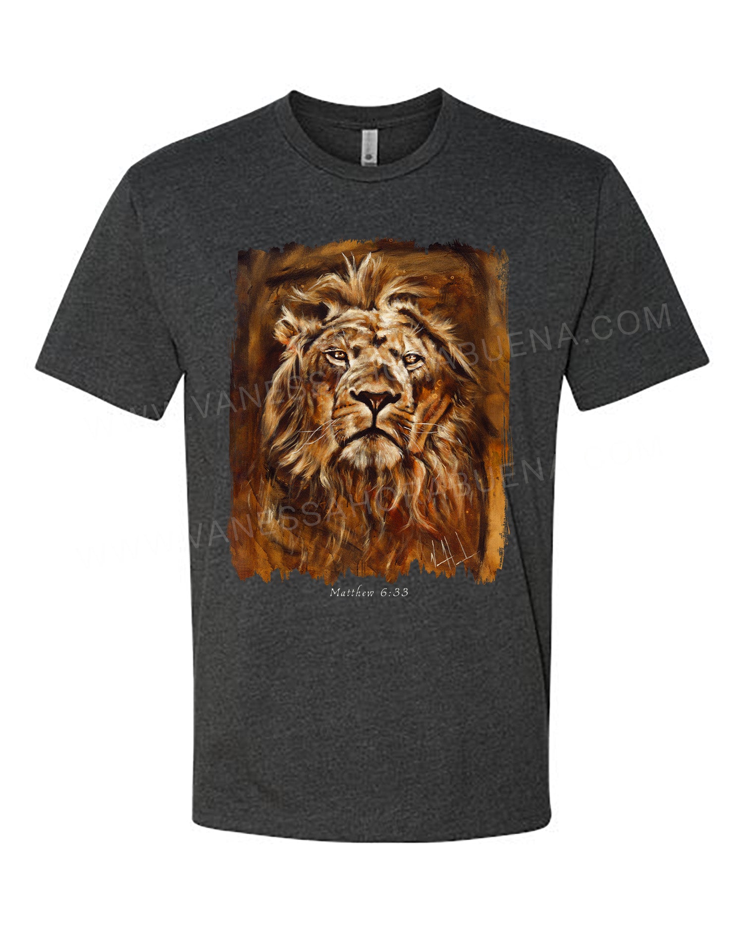 Eternal King - Unisex T-Shirt Poly-Blend Vanessa Horabuena Short Sleeve Charcoal Small