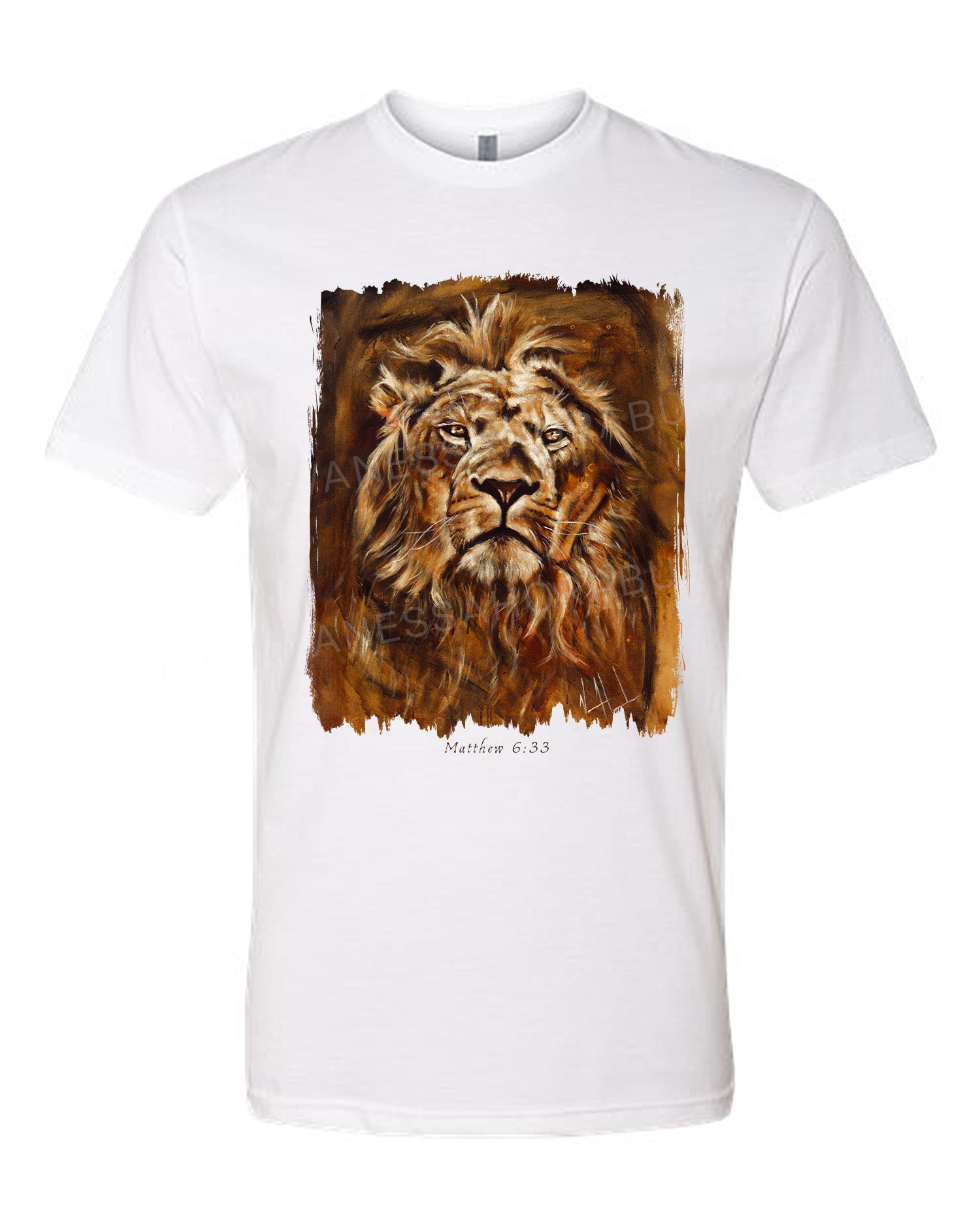 Eternal King - Unisex T-Shirt Poly-Blend Vanessa Horabuena Short Sleeve White Small