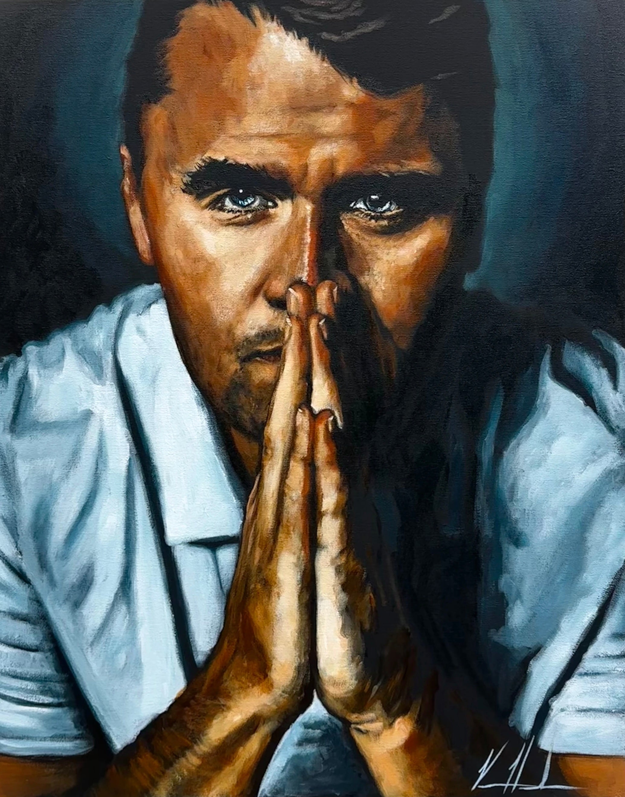 Charlie Kirk - A Hero’s Tribute - 24”x30” Original Acrylic Painting