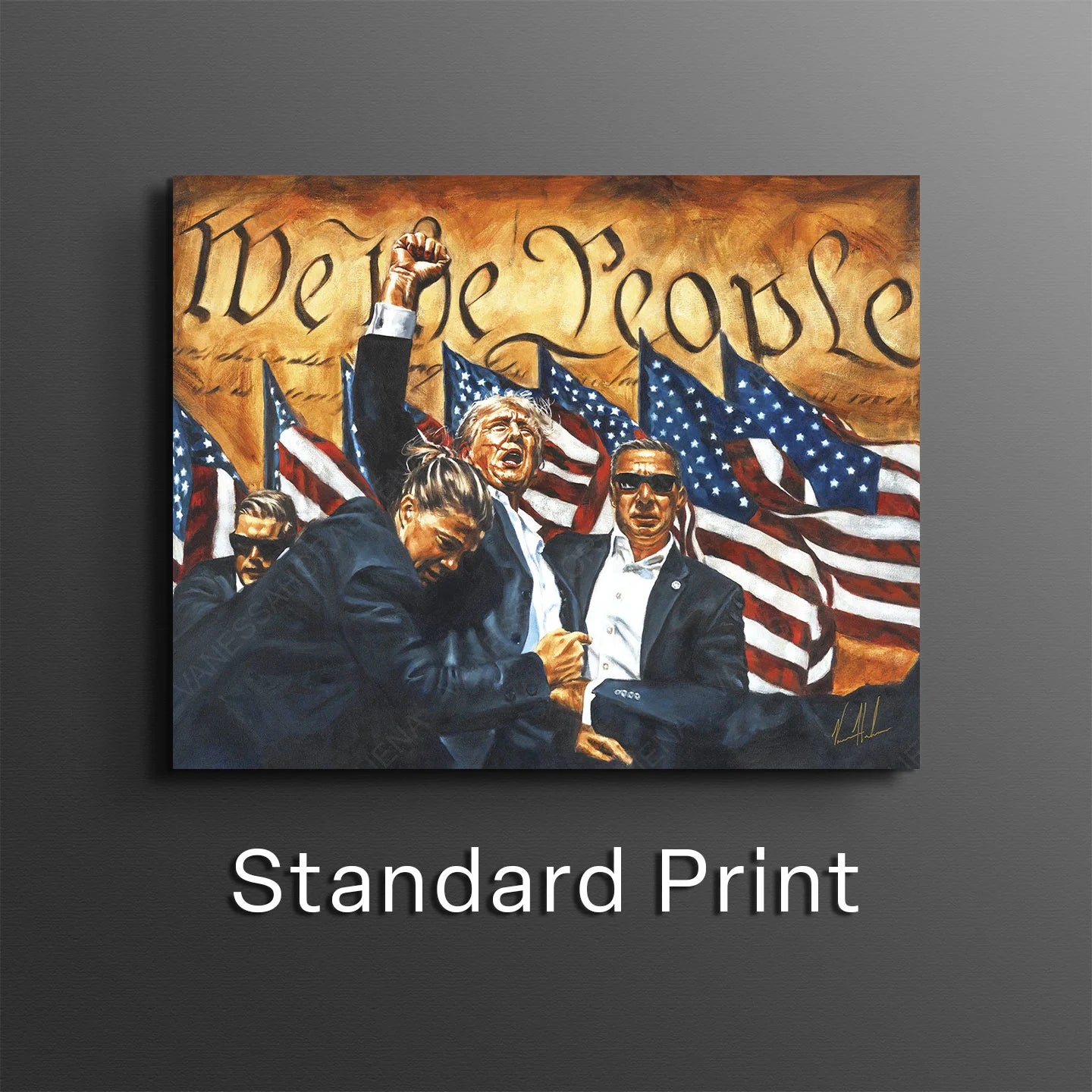 Fight For America Patriotic Art Print Vanessa Horabuena