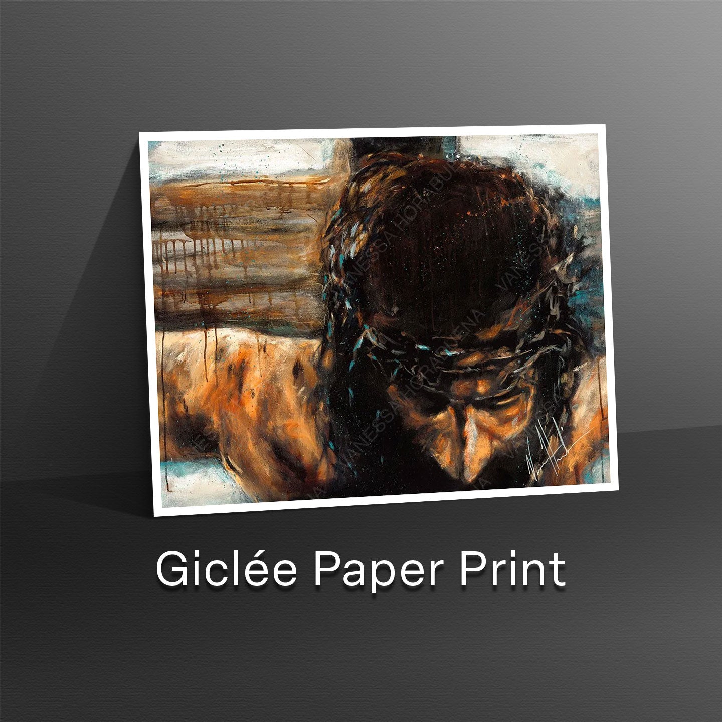 The Finished Work of the Cross Jesus Art Print Vanessa Horabuena