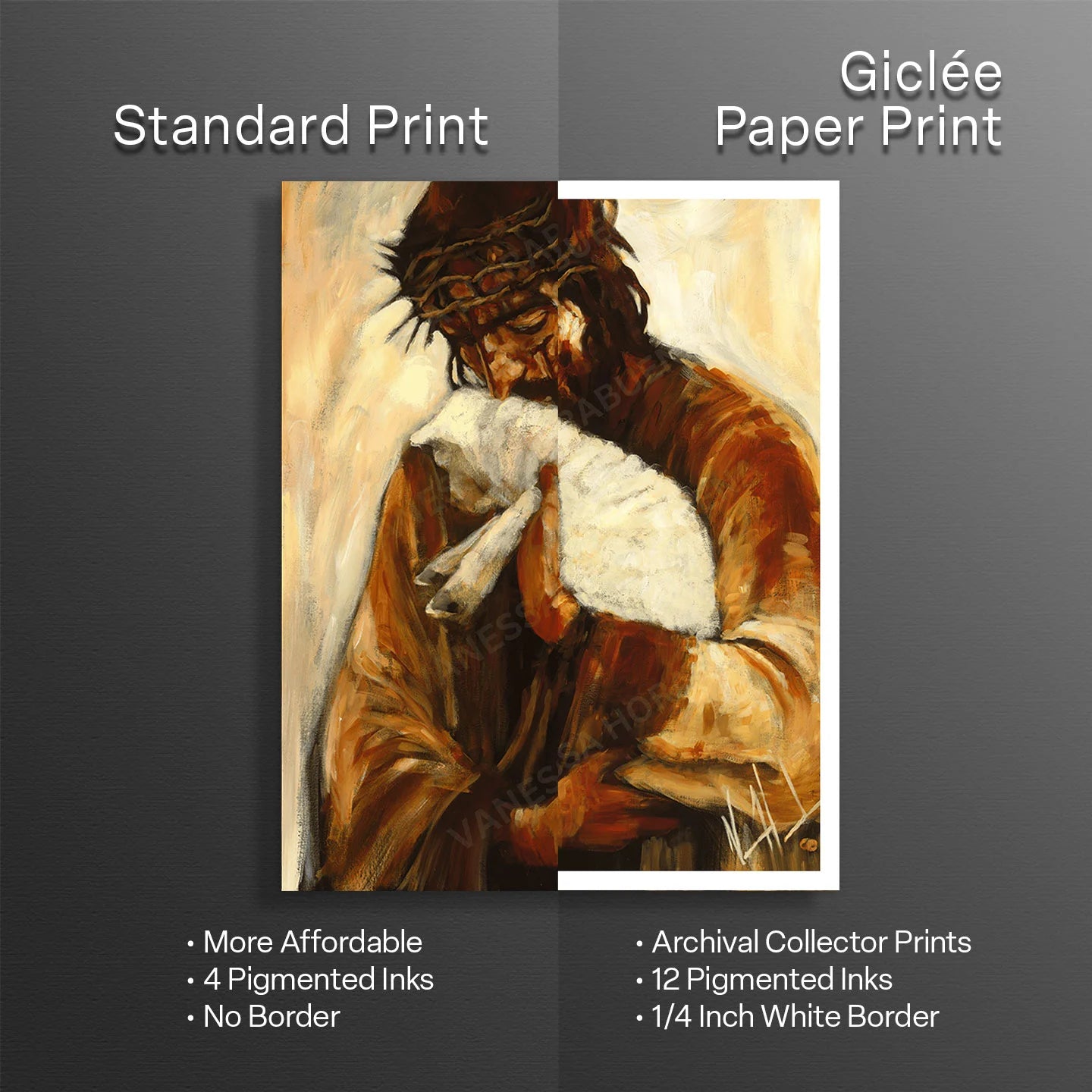 For the One Who Lost Its Way (Fall Collection) Jesus Art Print Vanessa Horabuena