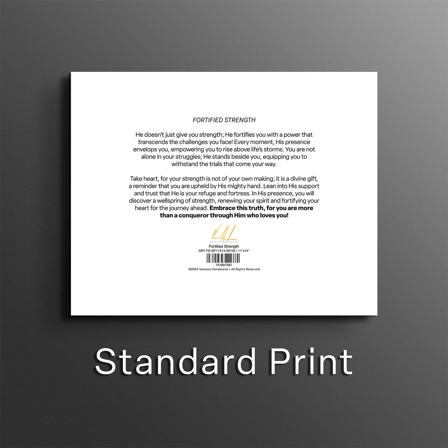 Fortified Strength Lion Art Print Vanessa Horabuena