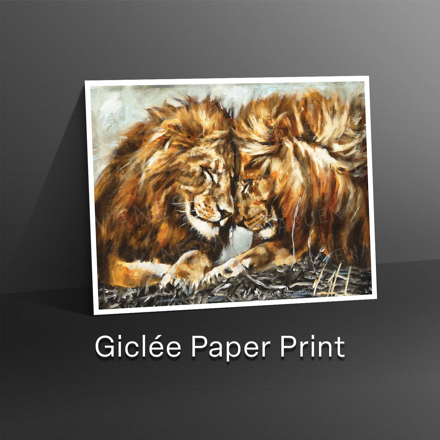 Fortified Strength Lion Art Print Vanessa Horabuena