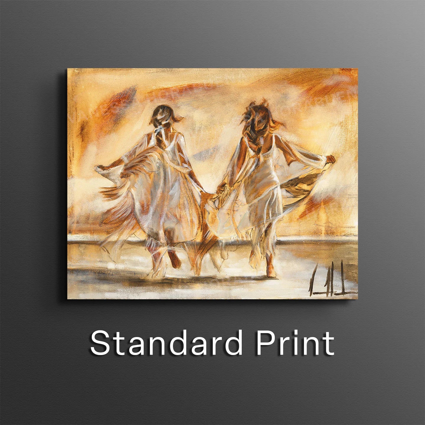 Friend of The Heart Women's Art Print Vanessa Horabuena