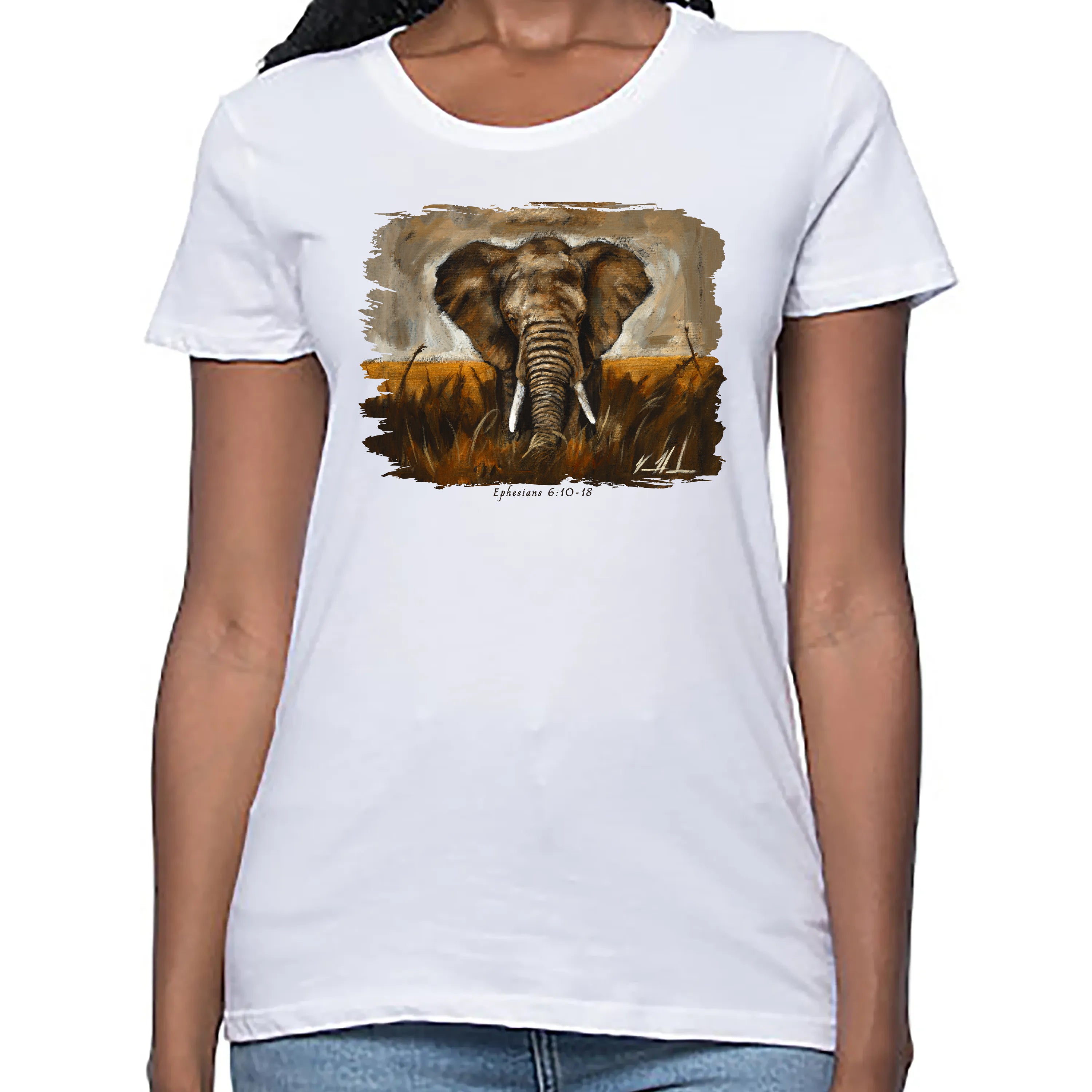 Stand Your Ground - Women's T (Organic Bamboo) Vanessa Horabuena Short Sleeve Frost (White) XS
