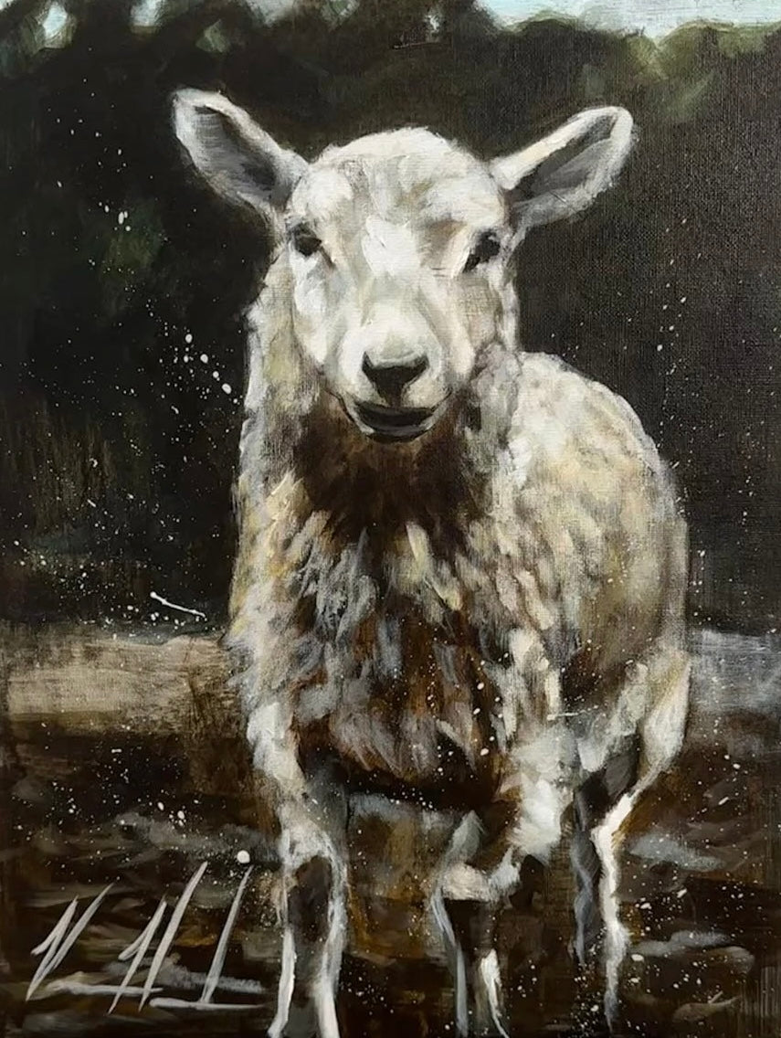 Loved By Him - 11”x14” Original Acrylic Painting