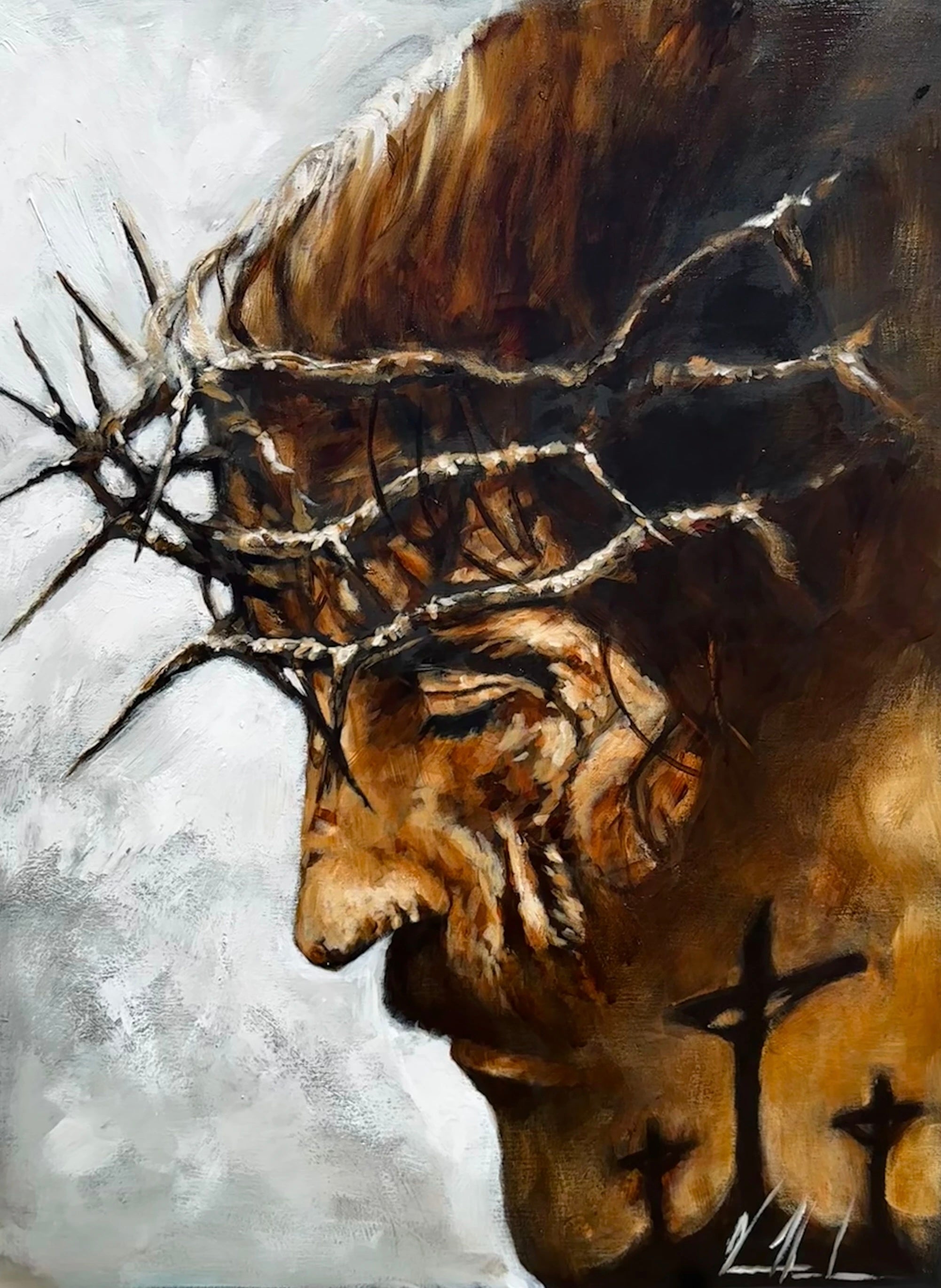 Redeemer’s Love - 30”x40” Original Acrylic Painting Original Painting Vanessa Horabuena