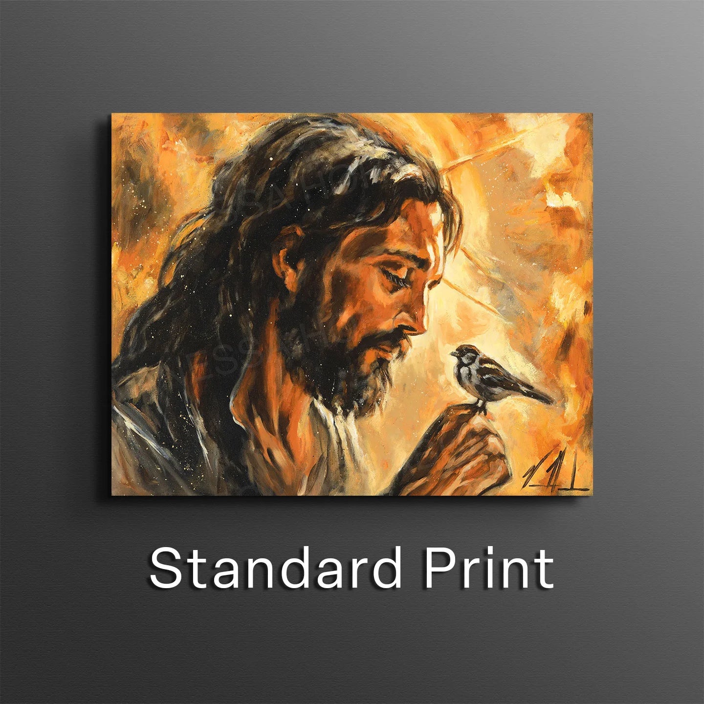 He Watches Over You Jesus Art Print Vanessa Horabuena