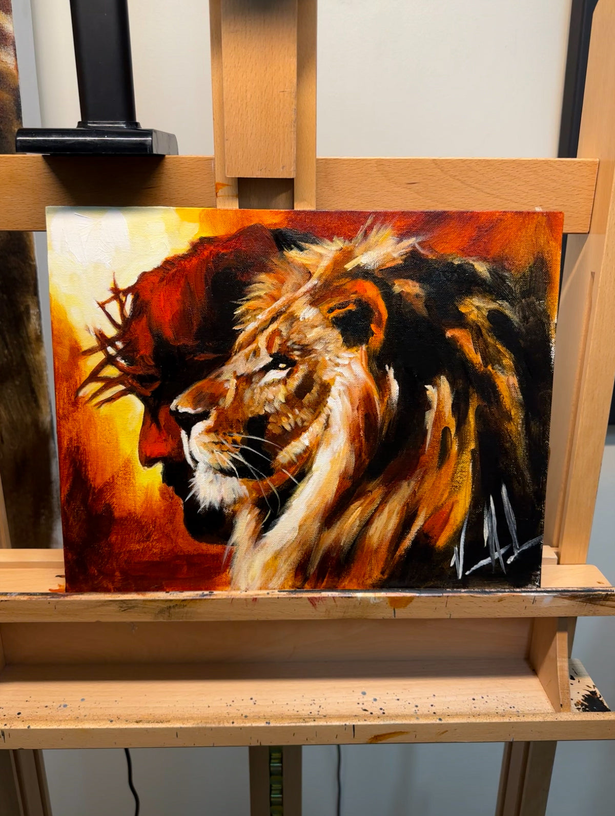 The Lion of Judah - 11”x14” Original Acrylic Painting