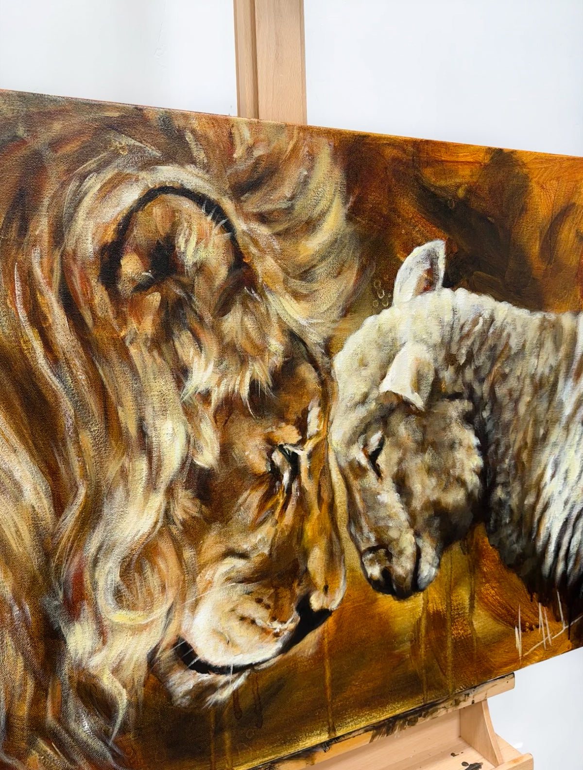 Compassion of a King - 24”x30” Original Acrylic Painting