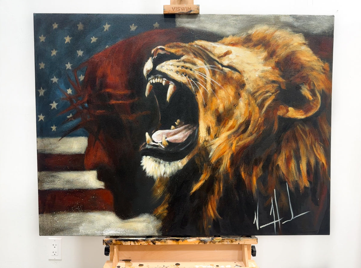 Return of a Nation - 30”x40” Original Painting Vanessa Horabuena