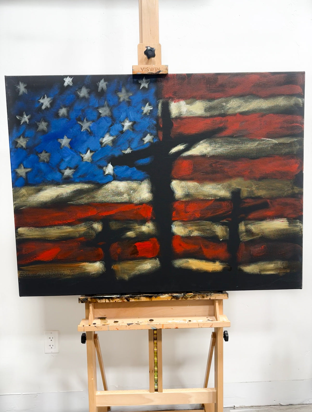 In God We Trust - 30”x40” Original Painting