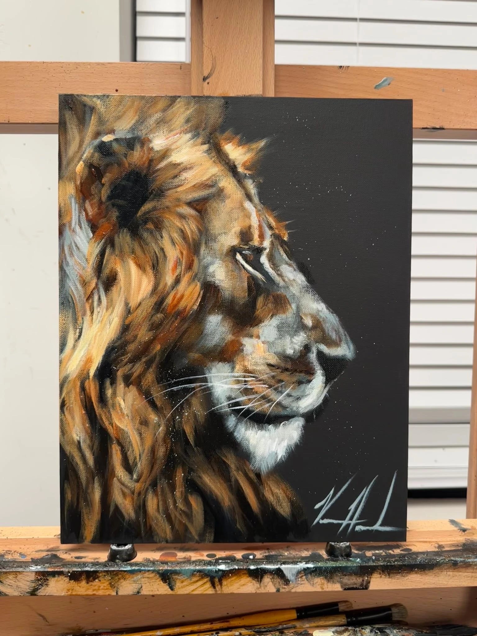 Clear Resolve - 11”x14” Original Acrylic Painting