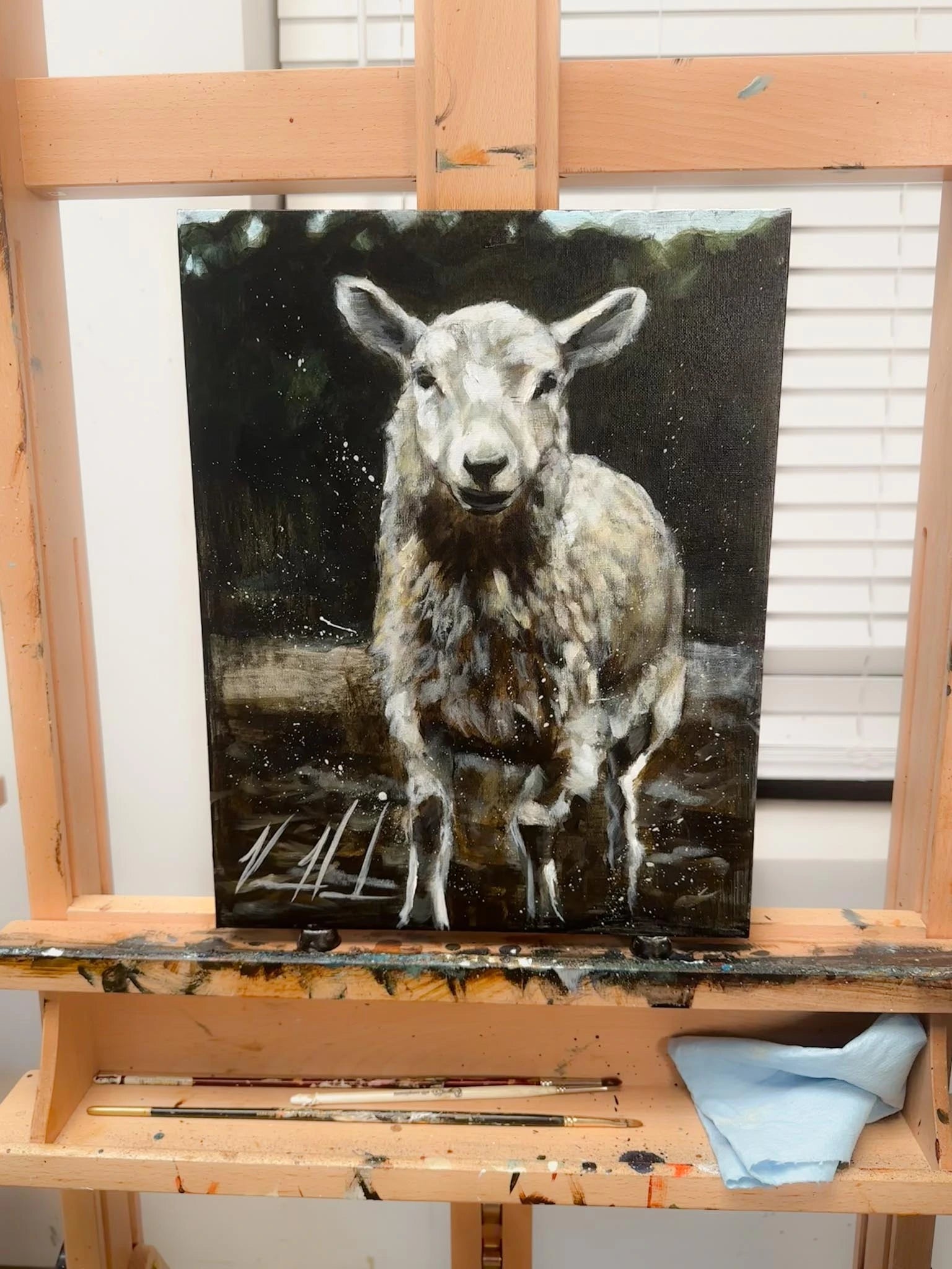 Loved By Him - 11”x14” Original Acrylic Painting