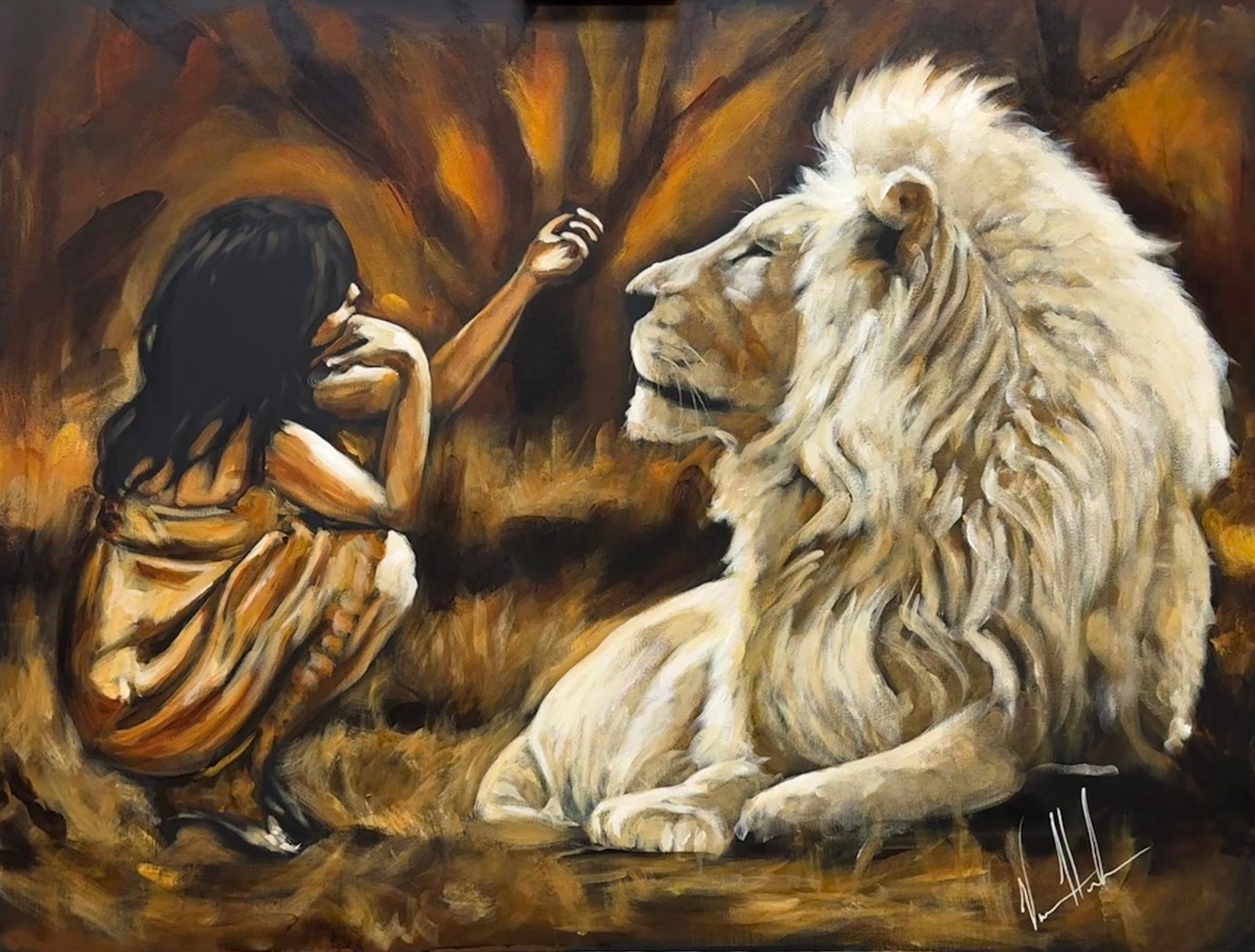 Intimacy with God - To Touch The Heart Of The King (Clearance Print) Vanessa Horabuena