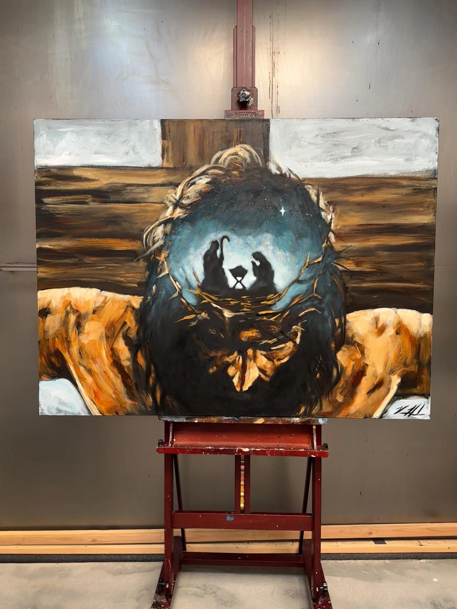 Love’s True Story - 36”x48” Original Acrylic Painting