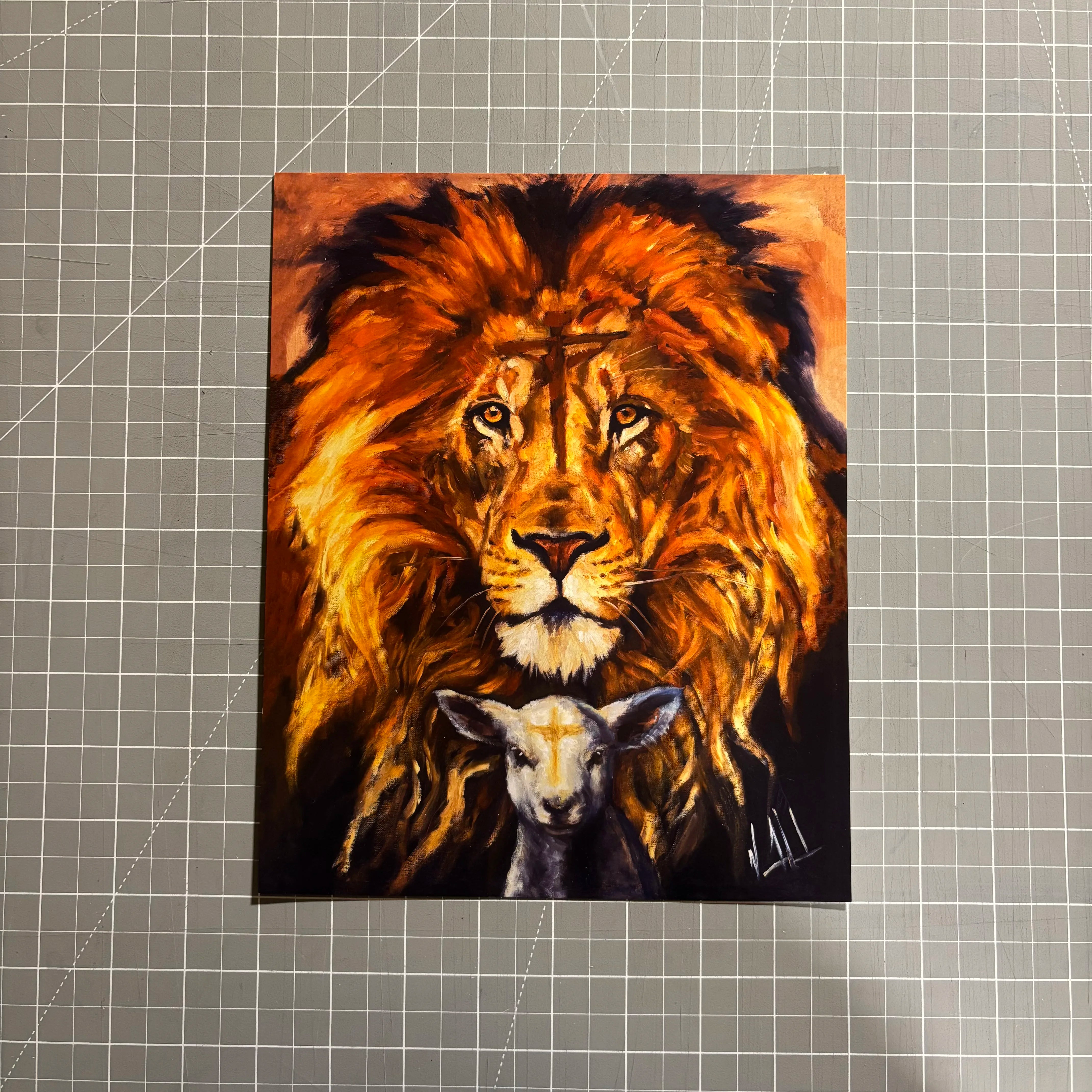 The Lion and Lamb Passover - For Our Redemption (Clearance Print) Vanessa Horabuena