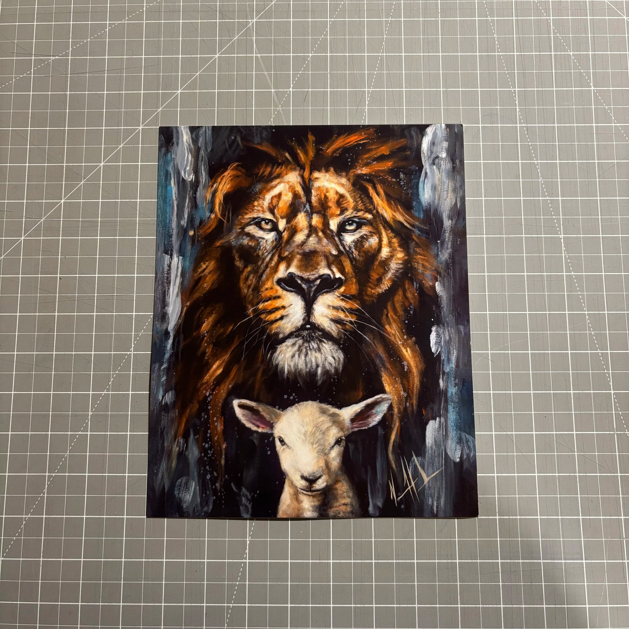 The Lion and Lamb Passover (Clearance Print) Vanessa Horabuena