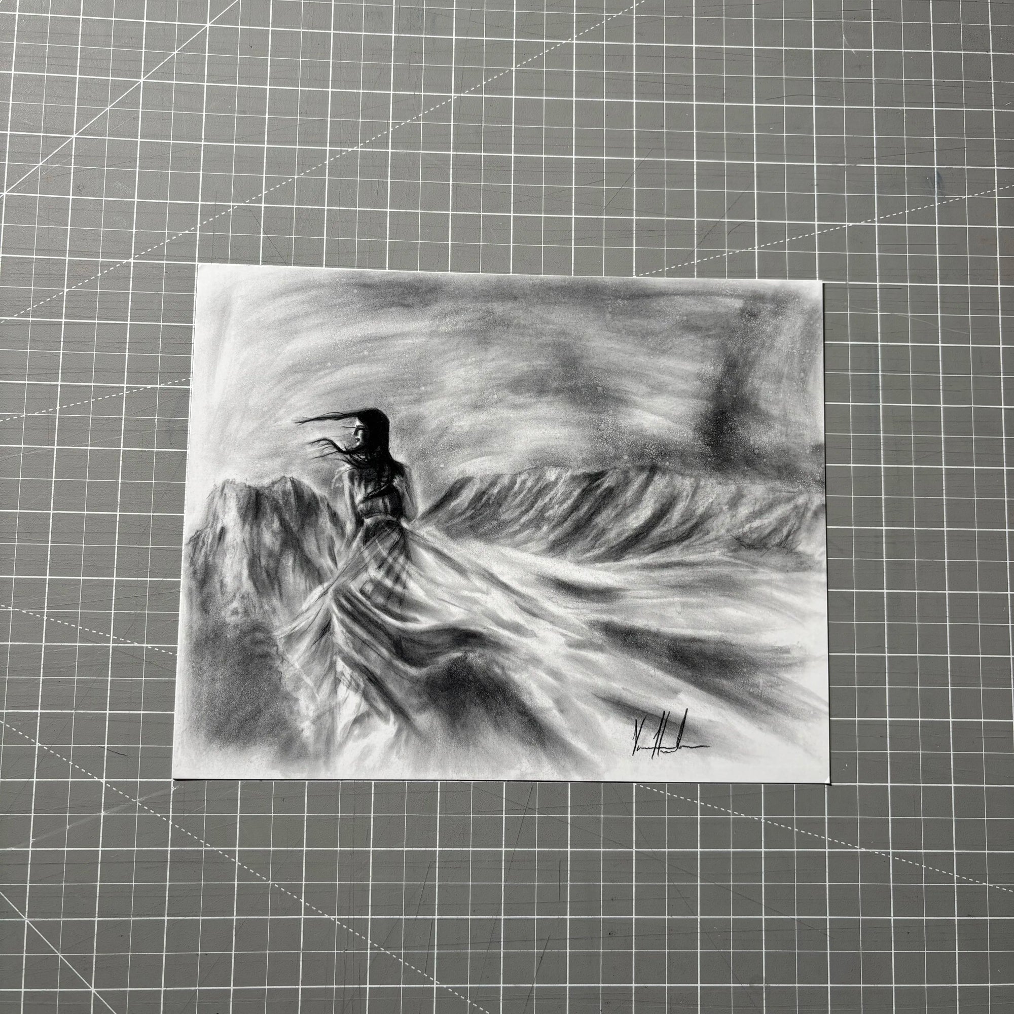 Draw Near to Me Sketch (Clearance Print) Vanessa Horabuena