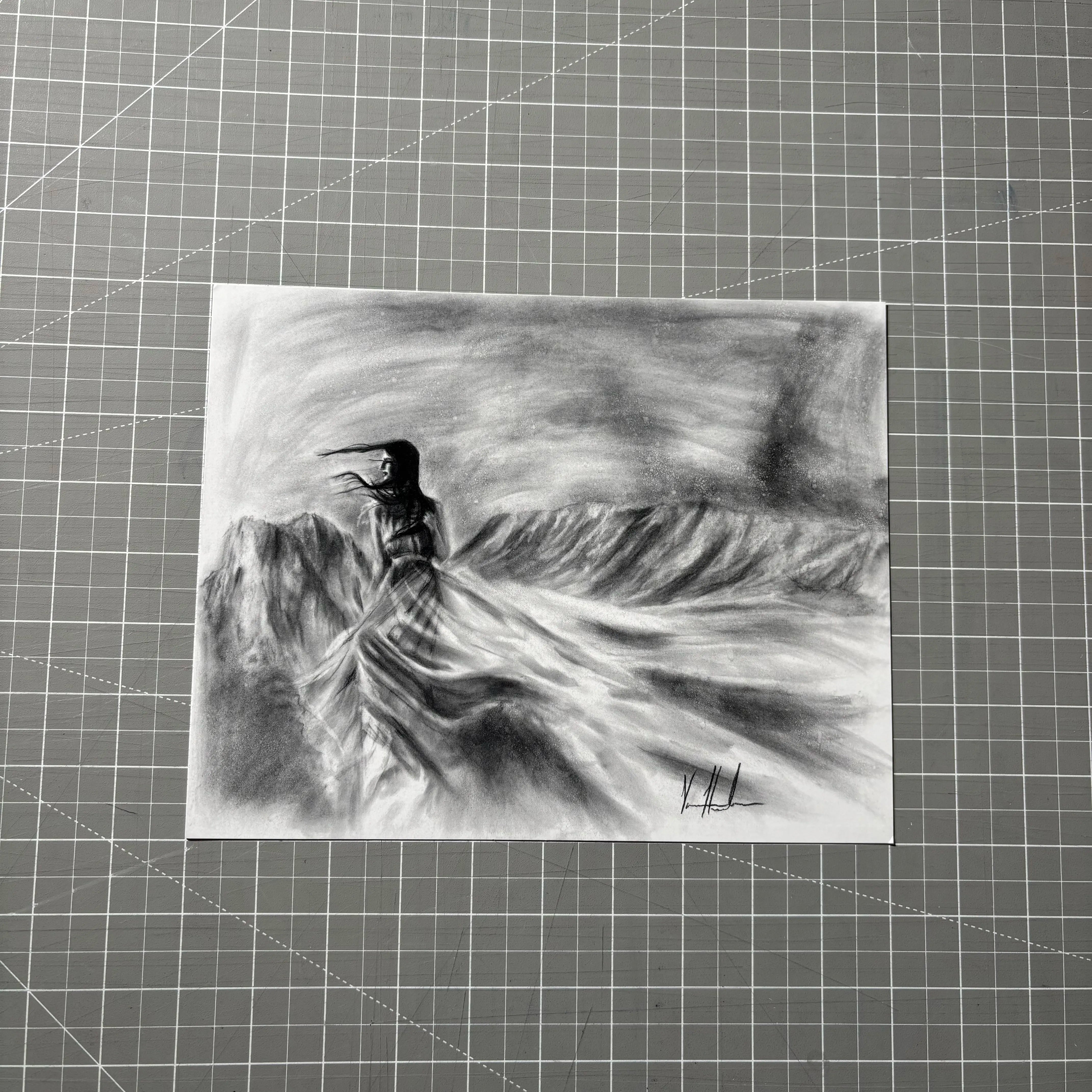 Draw Near to Me Sketch (Clearance Print) Vanessa Horabuena