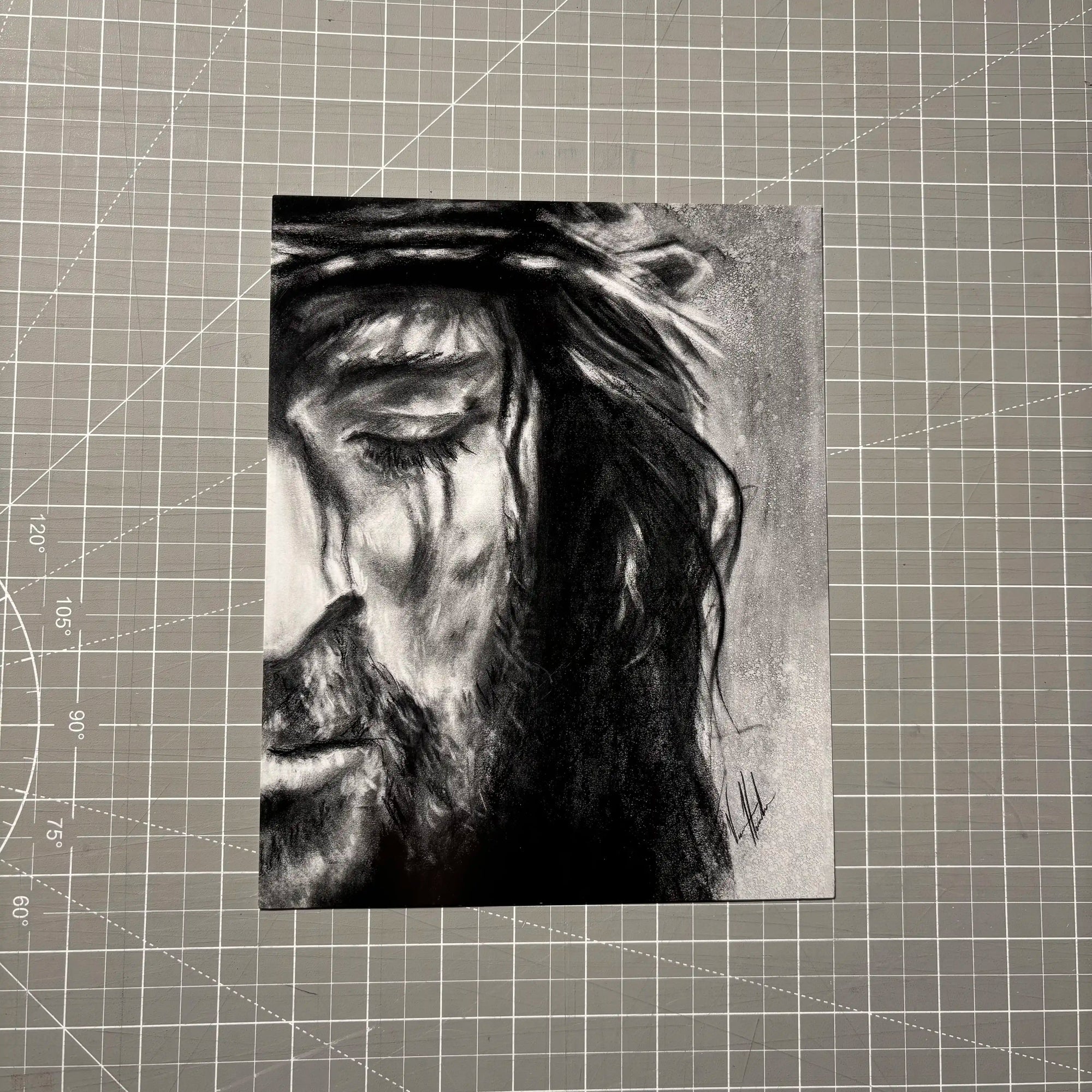 Compassionate Love Sketch (Clearance Print) Vanessa Horabuena
